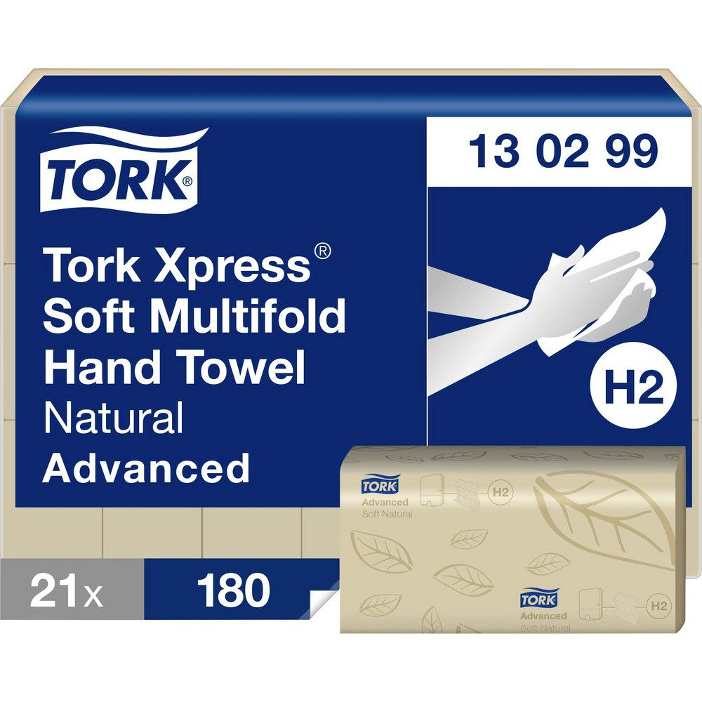 Papierhandtuch TORK 130299 Xpress Multifold Papierhandtücher Weiß 21 St.