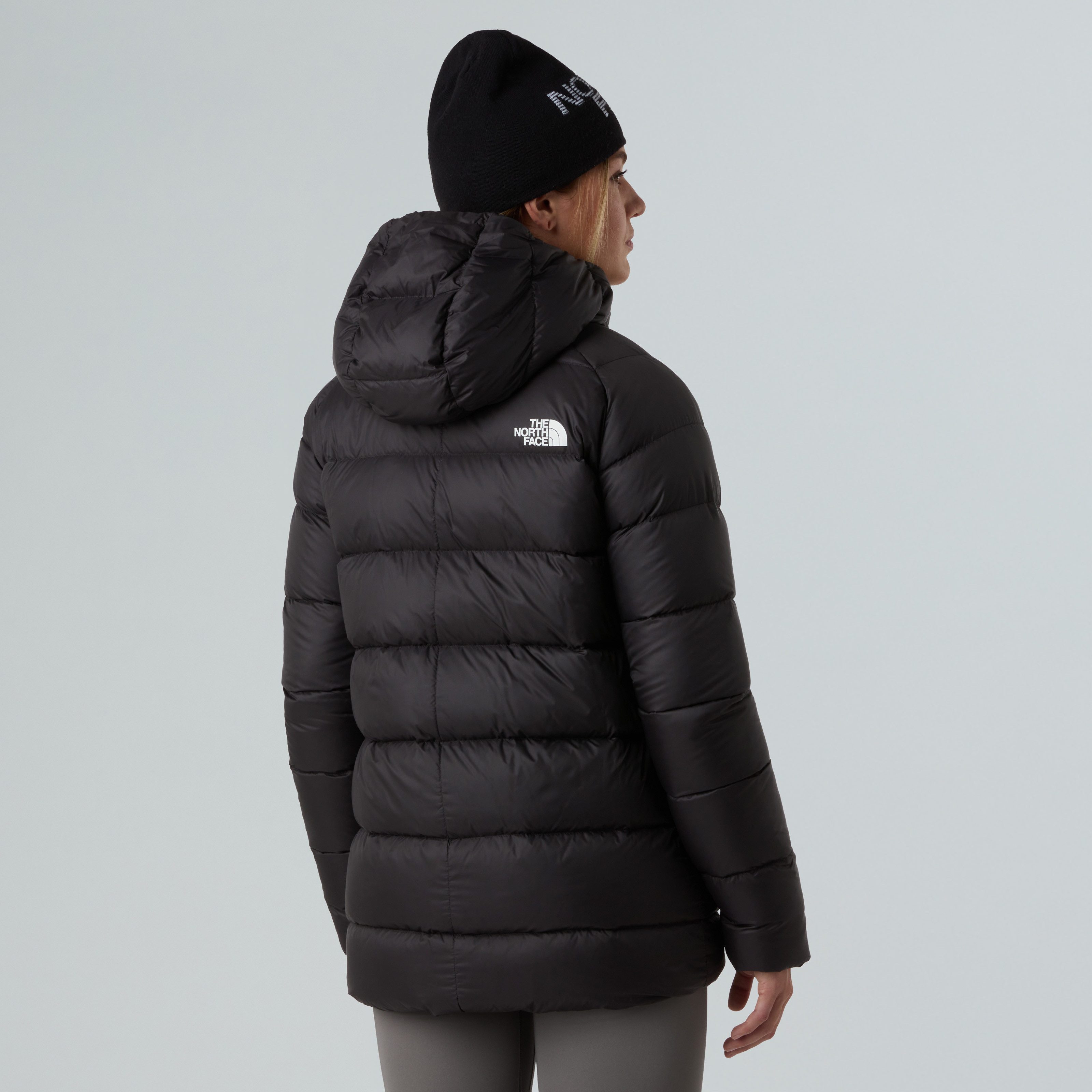 The North Face Daunenmantel W HYALITE DOWN PARKA mit 600er-Daunenfüllung, mit angeschnittener Kapuze