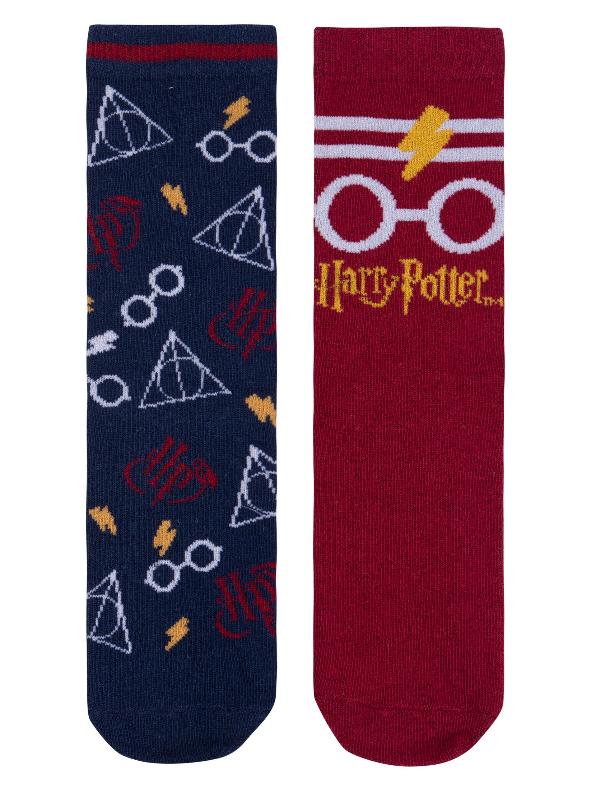 United Labels® Socken Harry Potter Socken Sneaker Kindersocken Söckchen 5er Pack