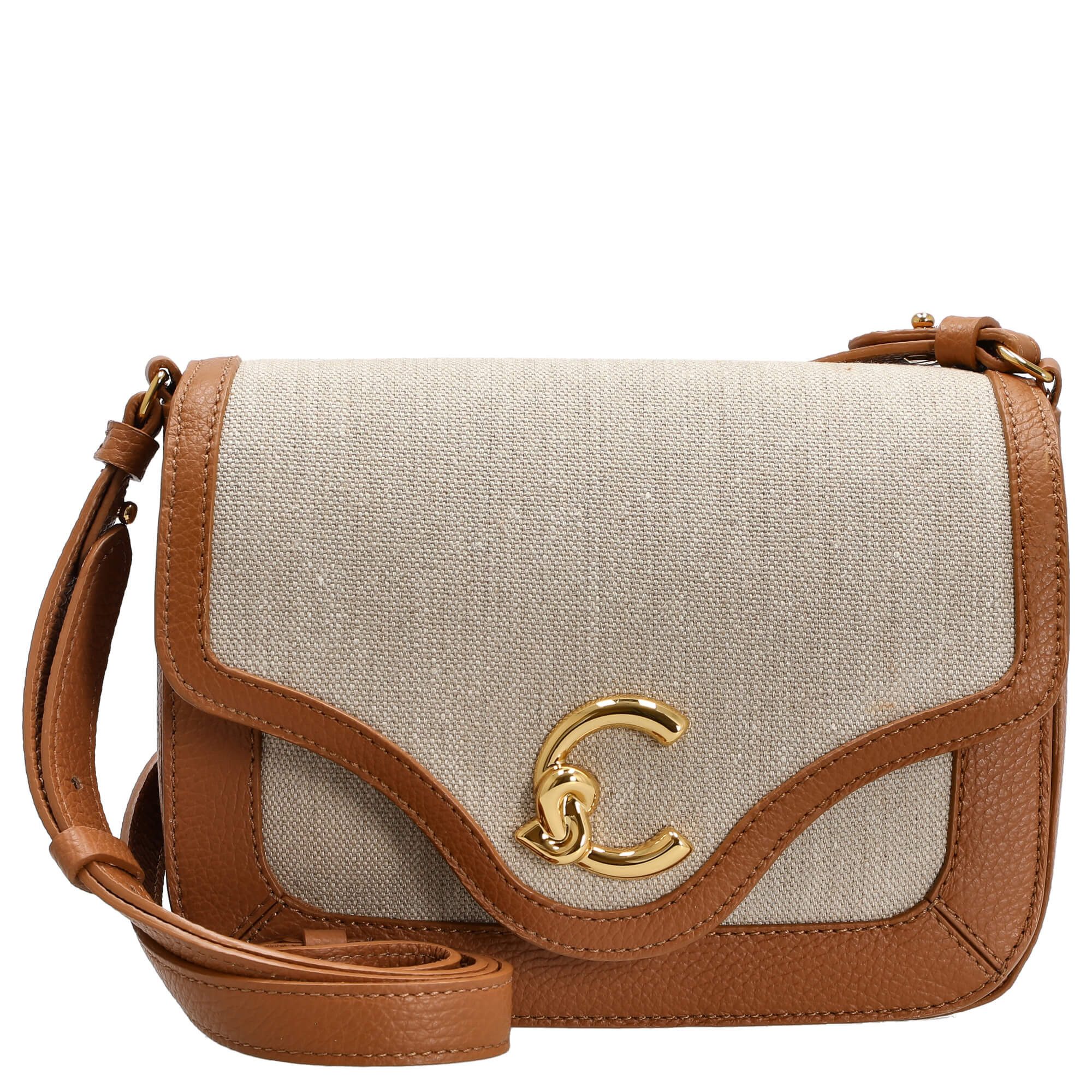 Umhängetasche C-Me Canvas - Umhängetasche S 21 cm (natural/cuir)