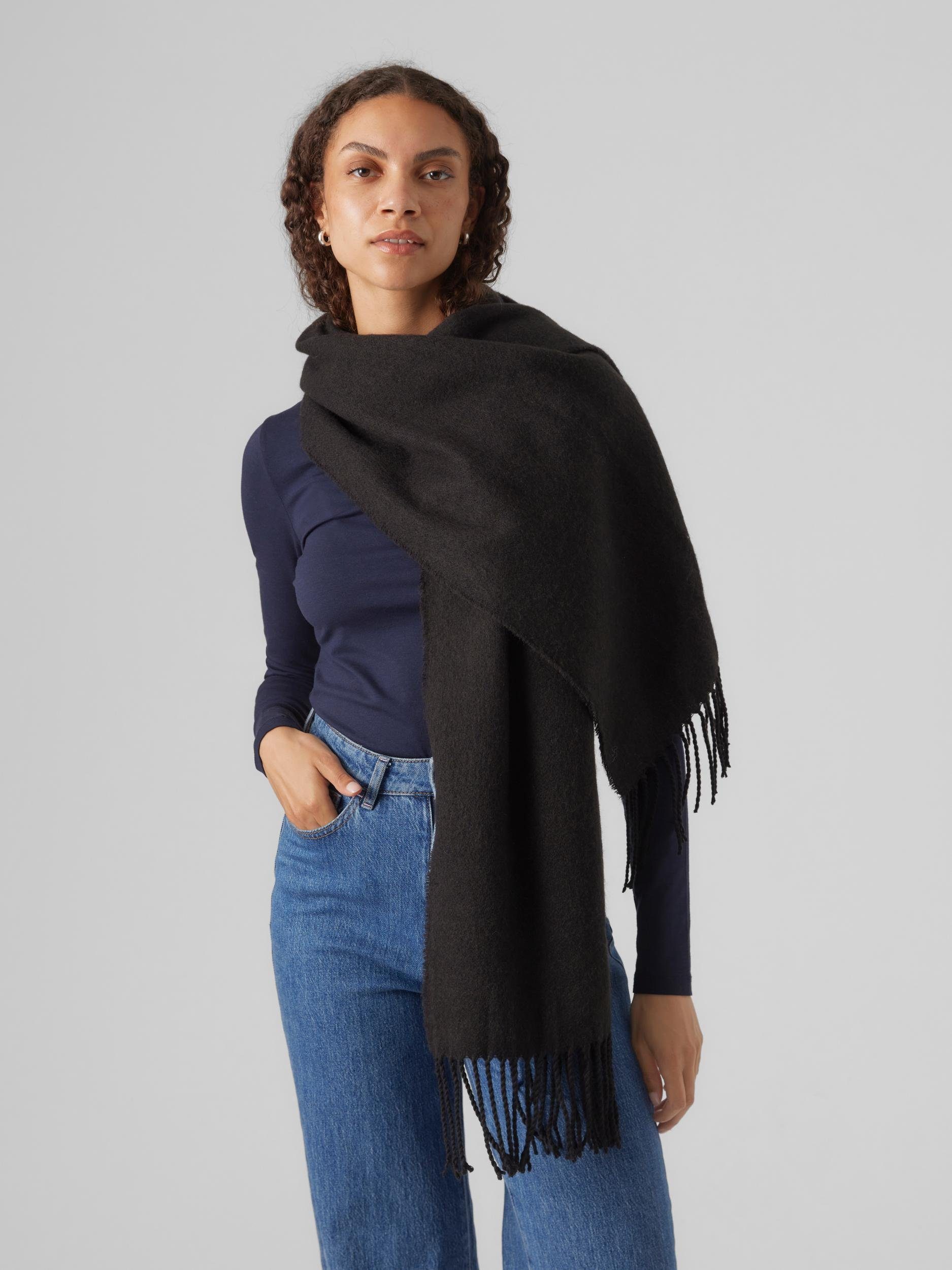 Schal Vero Moda SCARF Black VMJENNIE BOO GA