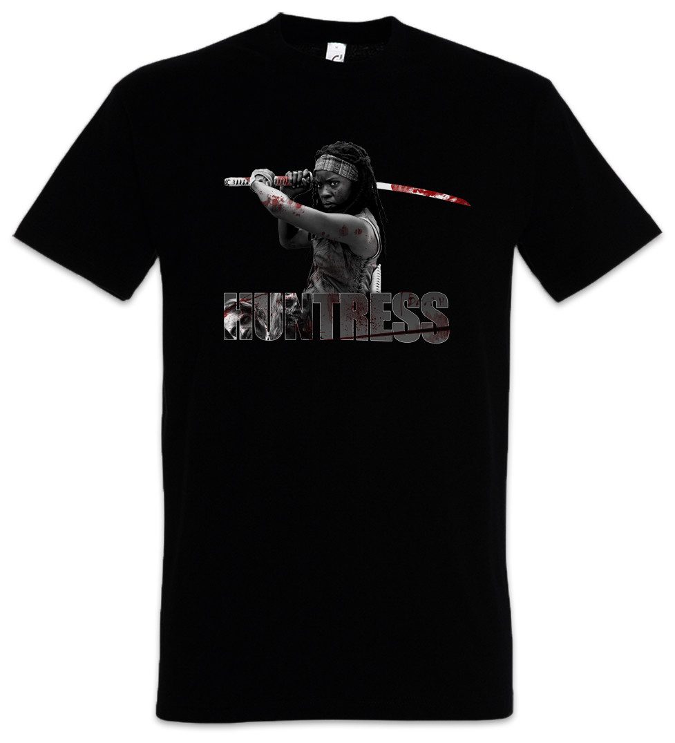 Urban Backwoods Print-Shirt Huntress Michonne Herren T-Shirt Beißer Zombie günstig online kaufen