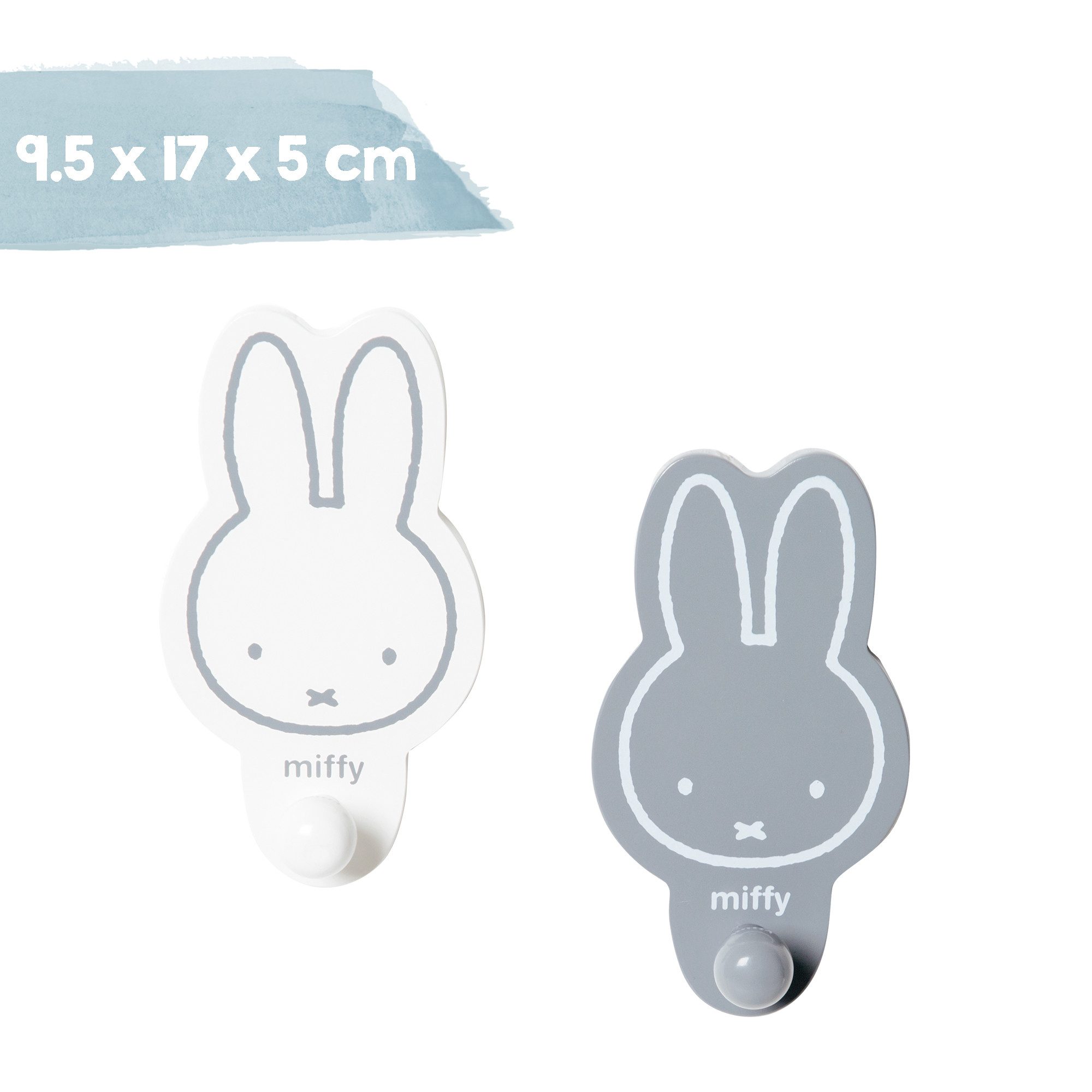 roba® Wandhaken miffy®, Wandgarderobe 2-er Set