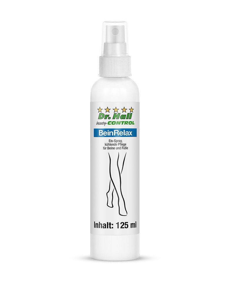 Dr. Hall Fußgel Bein Relax Eis-Spray, Erfrischt innerhalb von Sekunden müde Beine