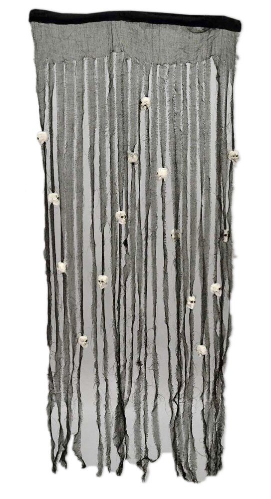 Das Kostümland Dekoobjekt Halloween Dekoration Türvorhang mit Totenköpfen - günstig online kaufen