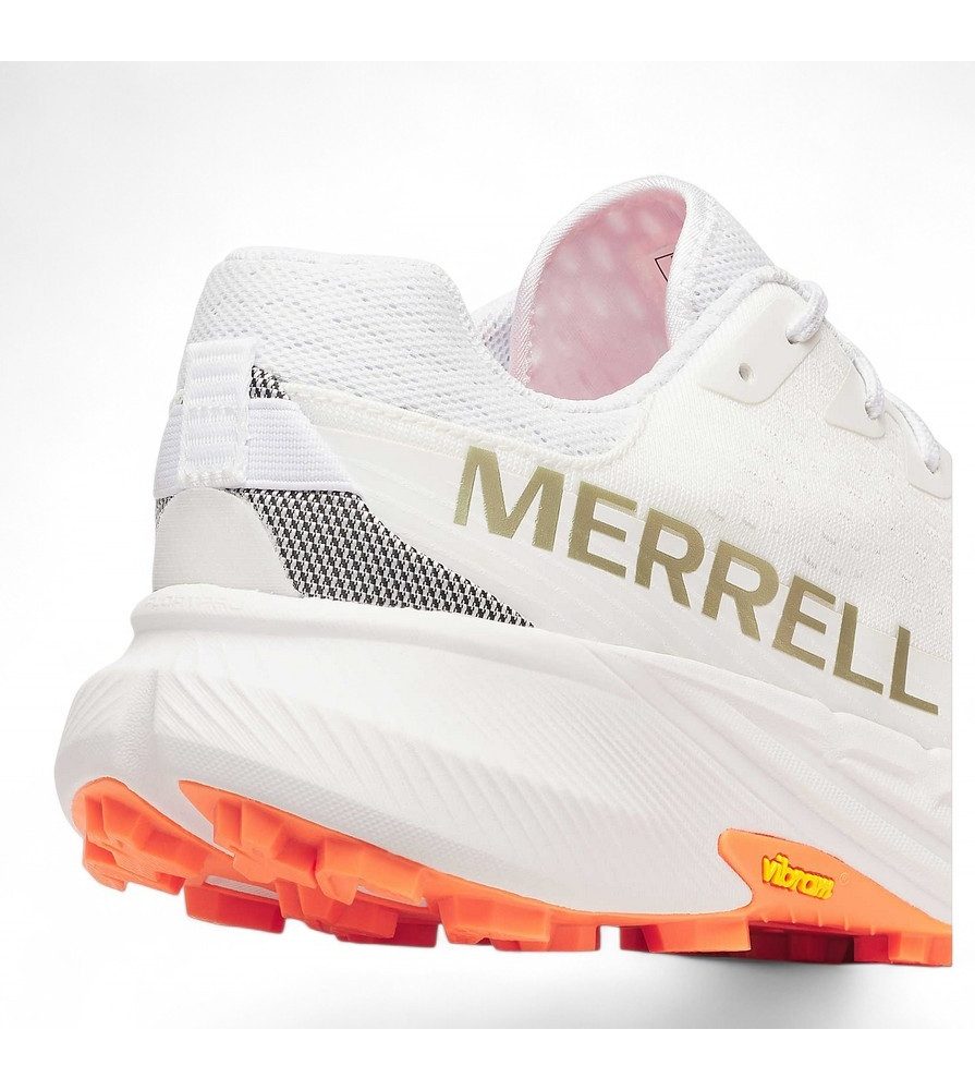 Merrell Agility Peak 5 (angenehmer Tragekomfort, Rock Plate) weiss/flame Laufschuh