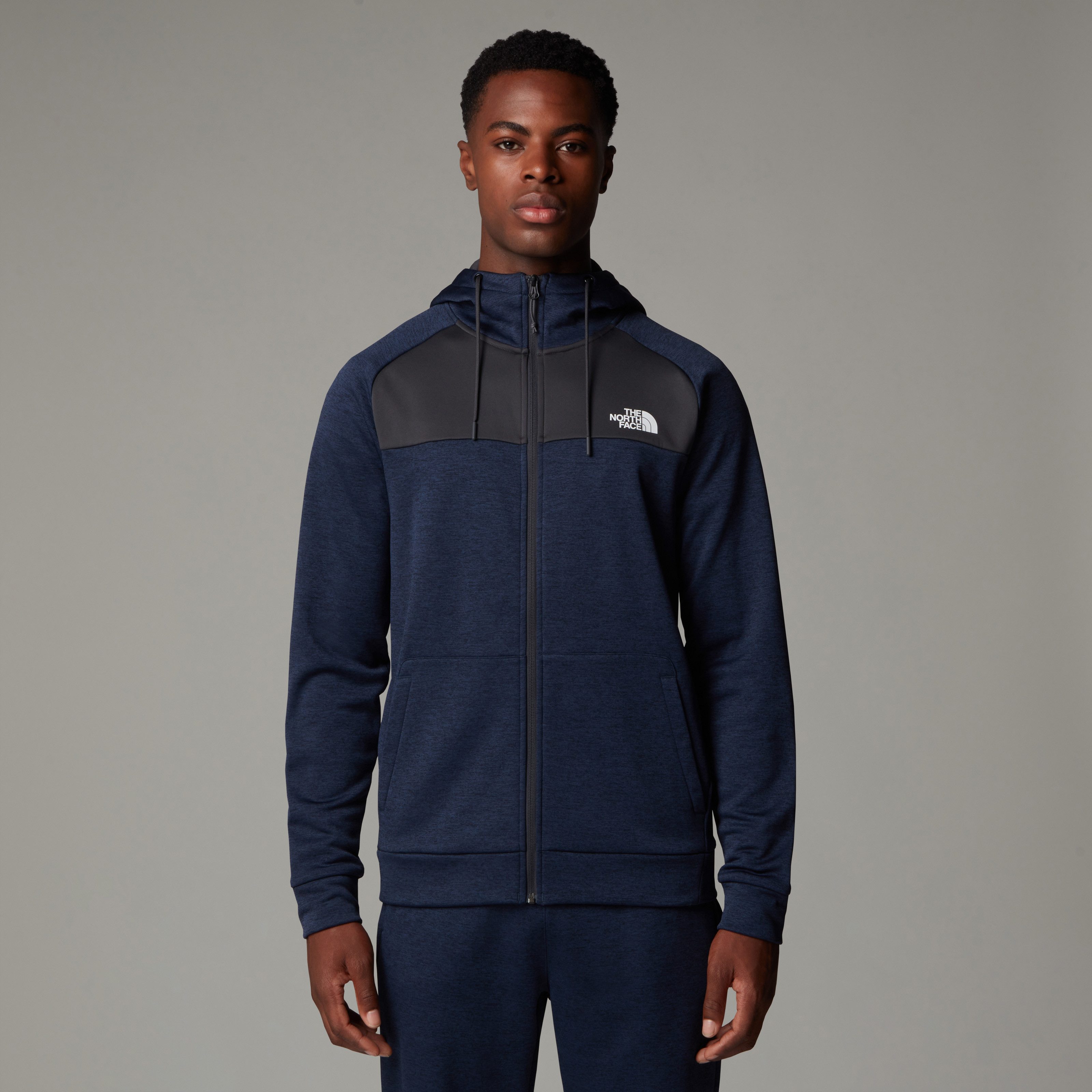 The North Face Fleecejacke Reaxion Fleece Kapuzenpulli mit durchgehendem RV für Herren (1-St) Übergangsjacke
