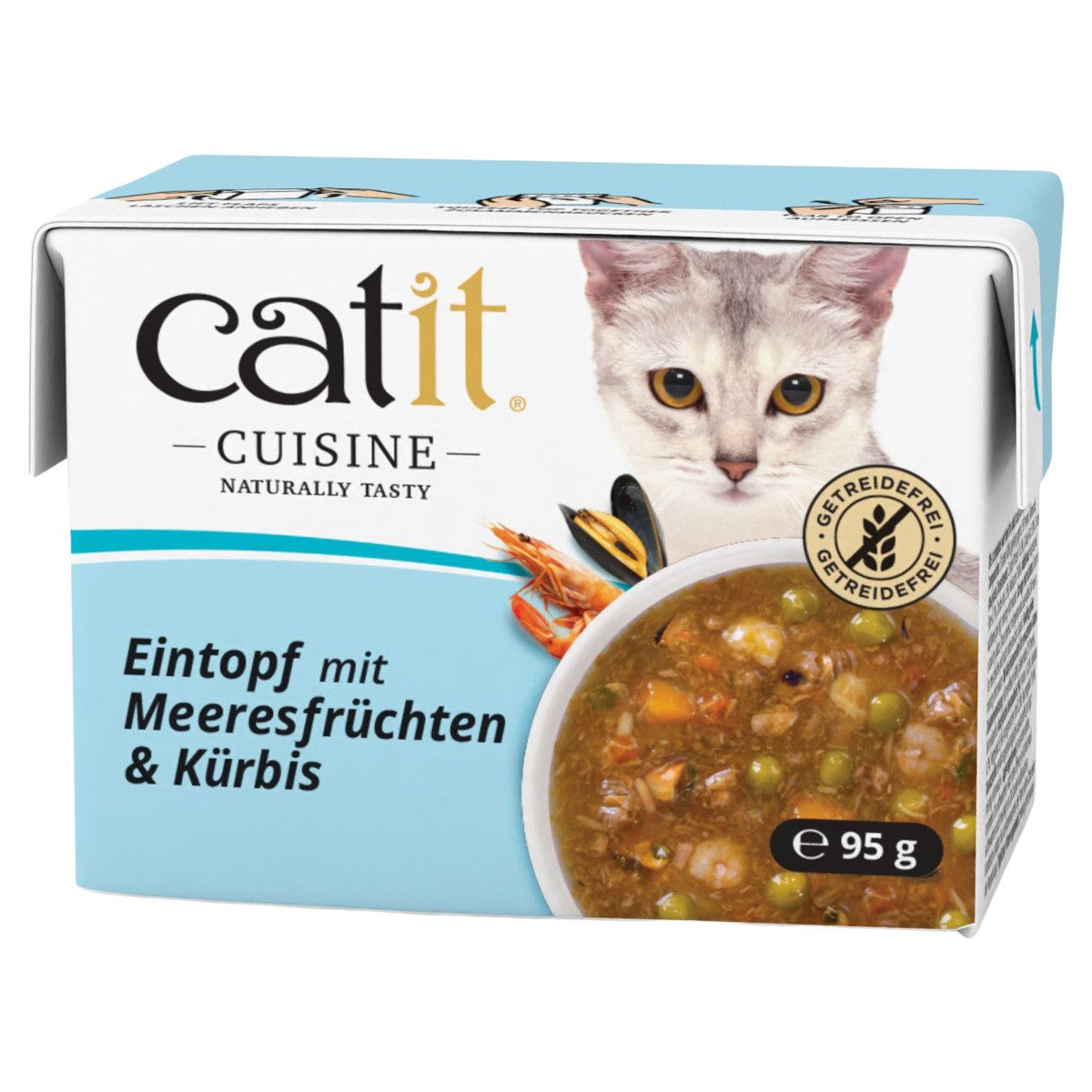 Catit Cuisine Eintopf mit Meeresfrüchten und Kürbis 95 g