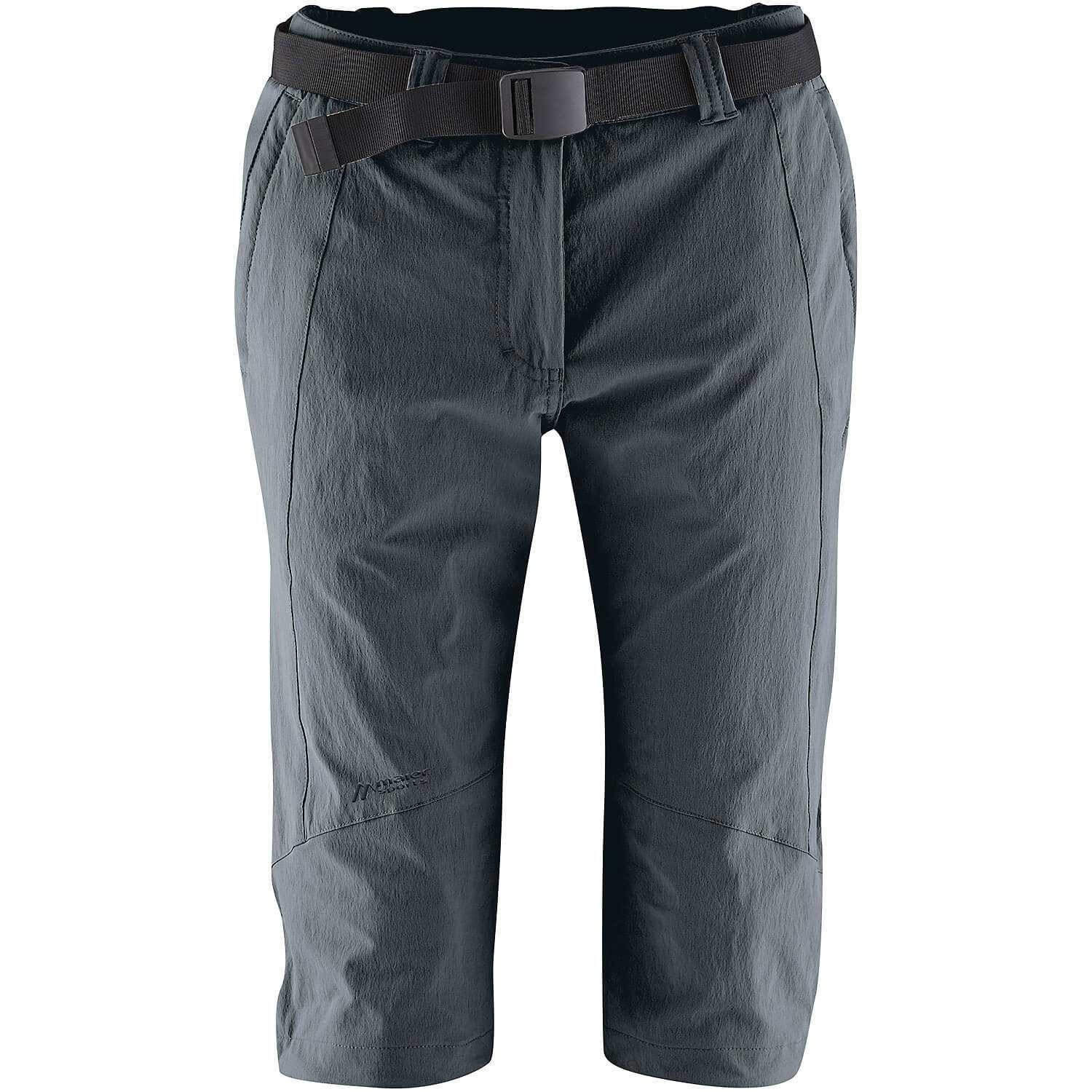 Funktionsshorts Sports Kluane Maier Dunkelgrau Caprihose