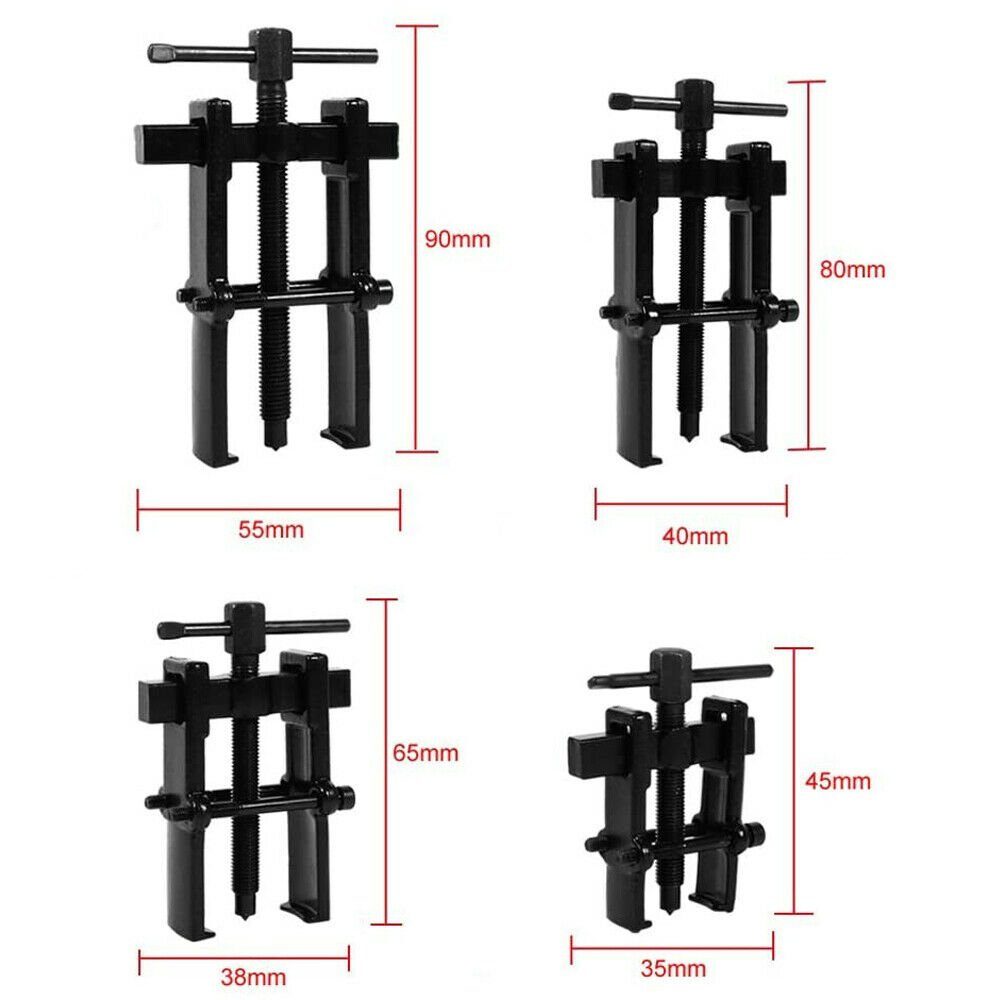 "/ Außen 4x Kugellager 38 Ausdrücker ×65mm, 3 6 × 35-90 Innen XIIW Abzieher " mm, × 90mm), Parallel 80 45 55 4 /35 Werkzeugset "/40 × & "/ mm, Lagerabzieher mm, 2 Zweiarme (4-St.,