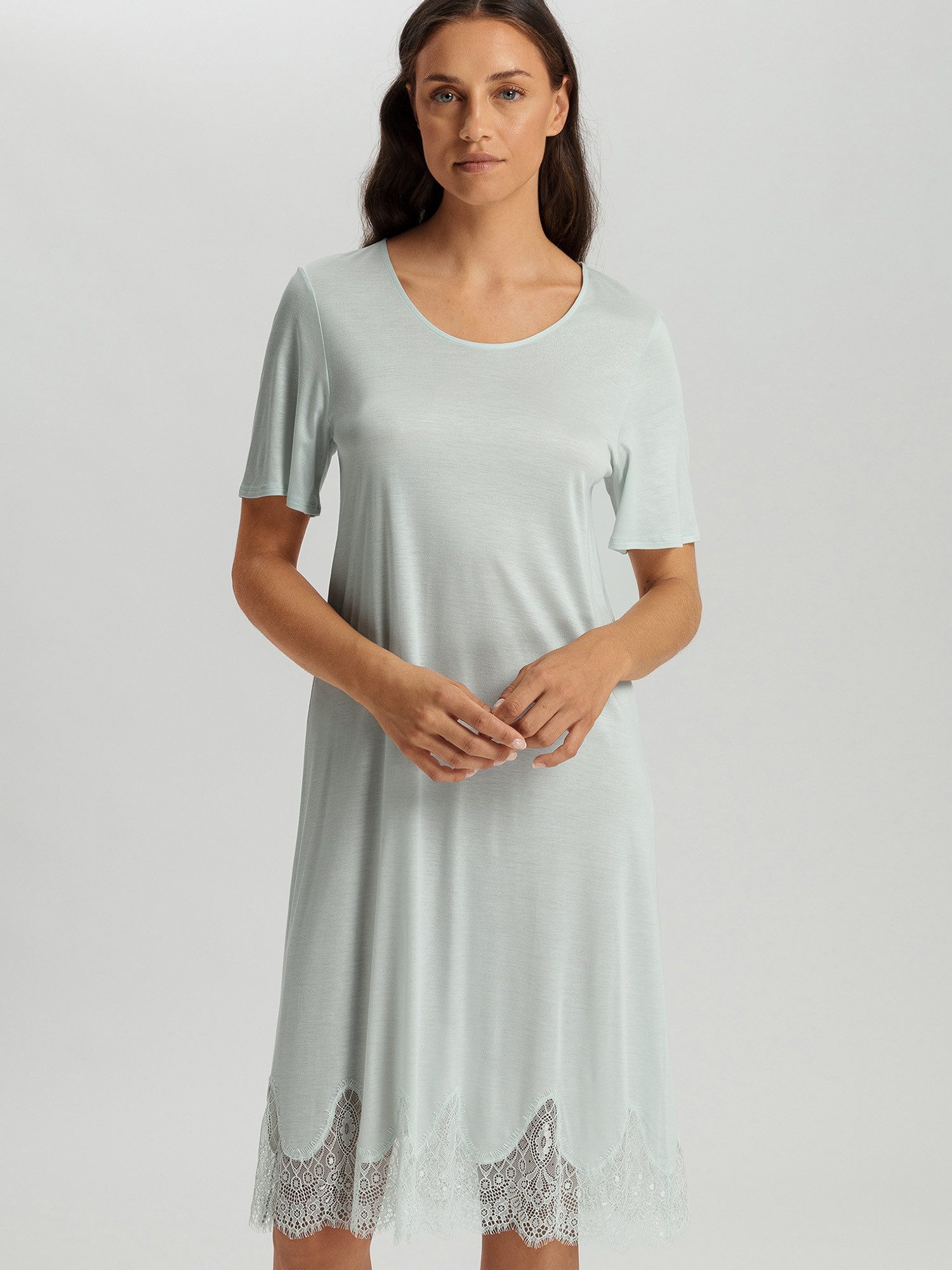 Hanro Nachthemd Melia Nacht-hemd schlafmode sleepwear
