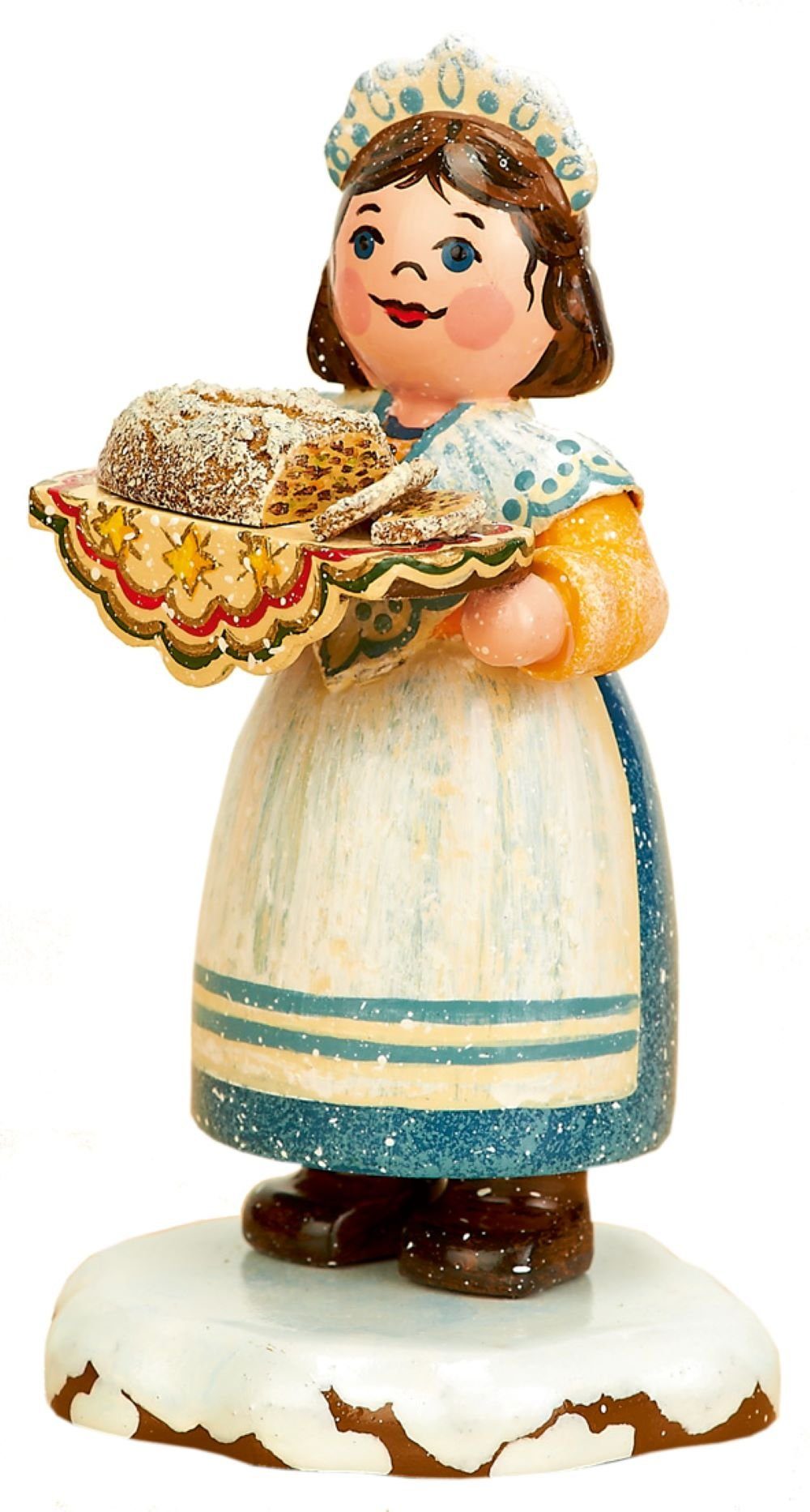 HUBRIG VOLKSKUNST GMBH Hubrig Volkskunst Zschorlau Erzgebirge Sammelfigur Winterkind Zuckerbäckerin