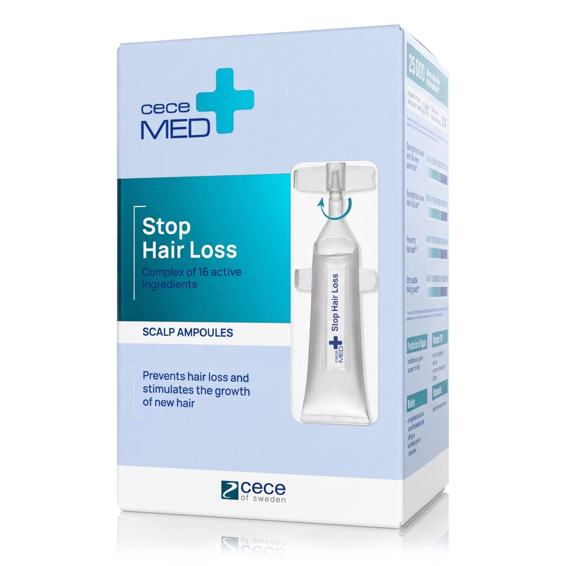 CECE MED Haarserum gegen Haarausfall Repair Haar Pflege Serum Regeneration Haarwachstum, Anti-Haarausfall, Haarwachstum, Haarpflege