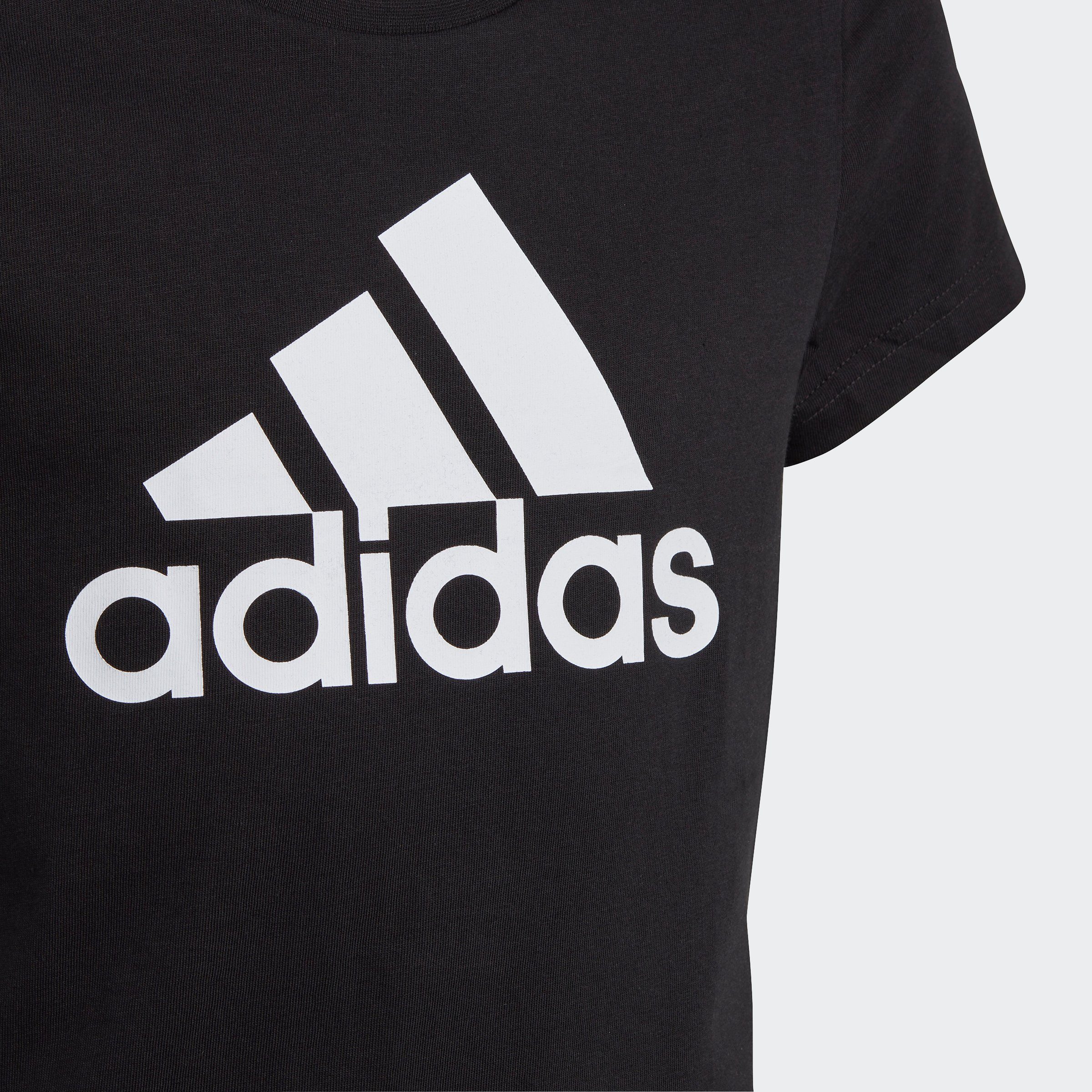 adidas Sportswear T-Shirt ESSENTIALS BIG LOGO White COTTON / Black