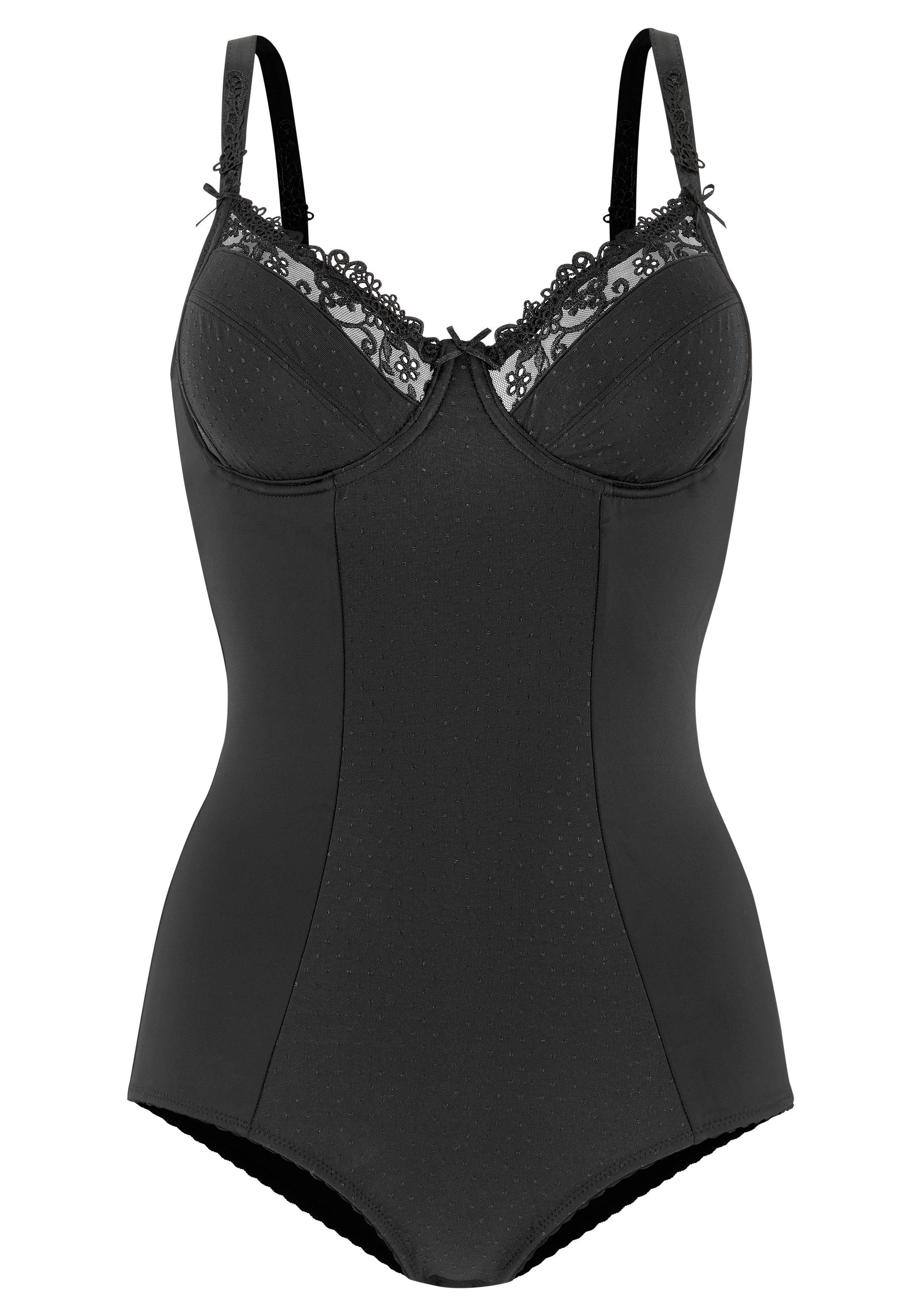 Nuance by Lascana Body mit Bügel und Stickereispitze, Dessous – Bild 2 von 5