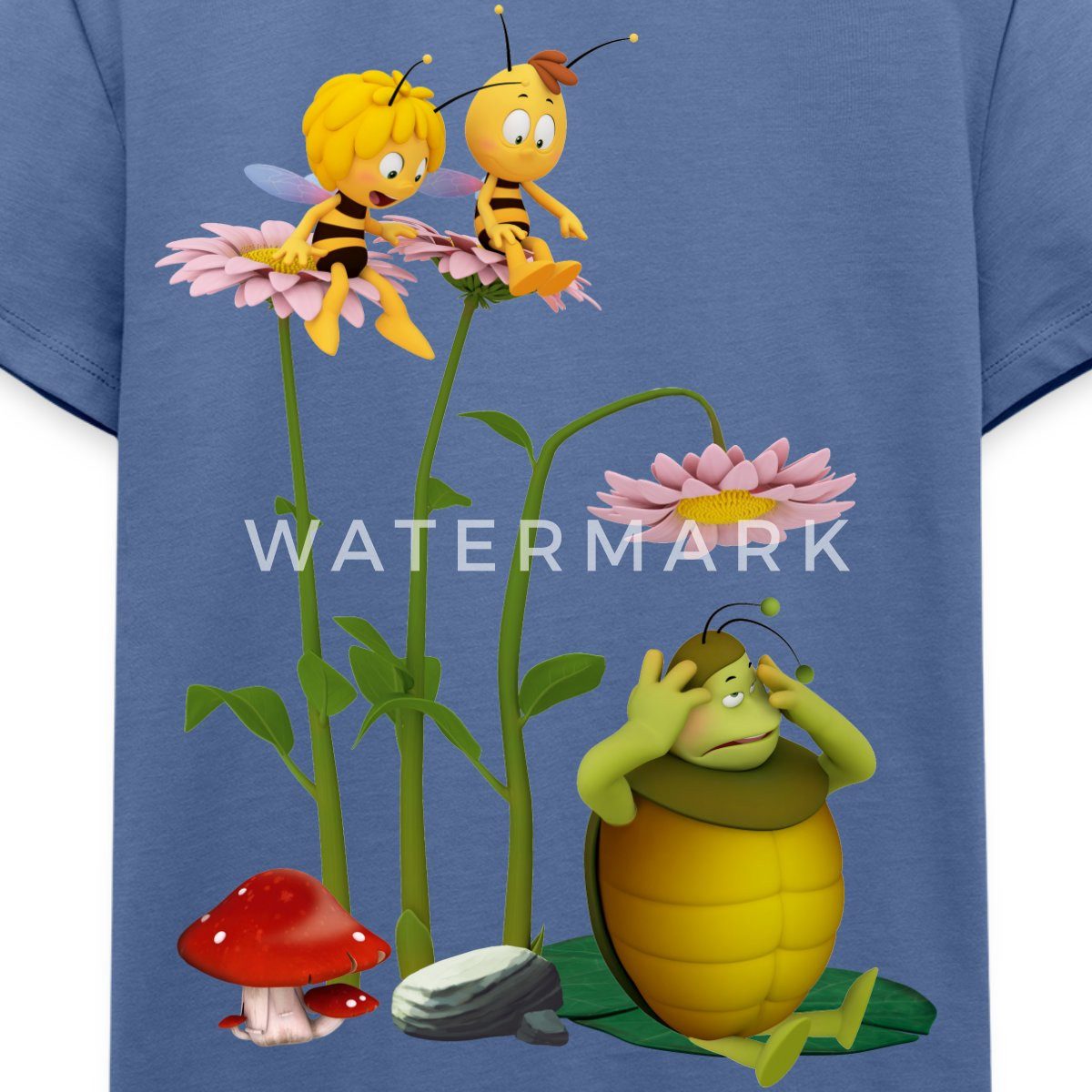 Spreadshirt T-Shirt Biene Maja Mistkäfer Kurt Kinder Premium T-Shirt (1-tlg)
