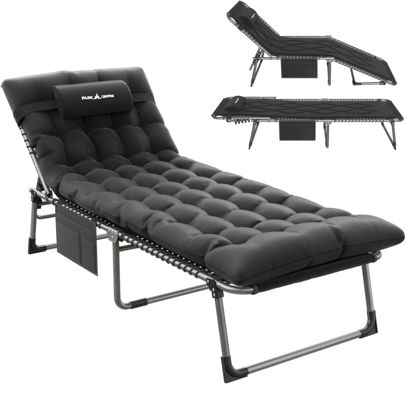 UDPATIO Campingliege Camping Betten Feldbetten Klappbar, günstig online kaufen