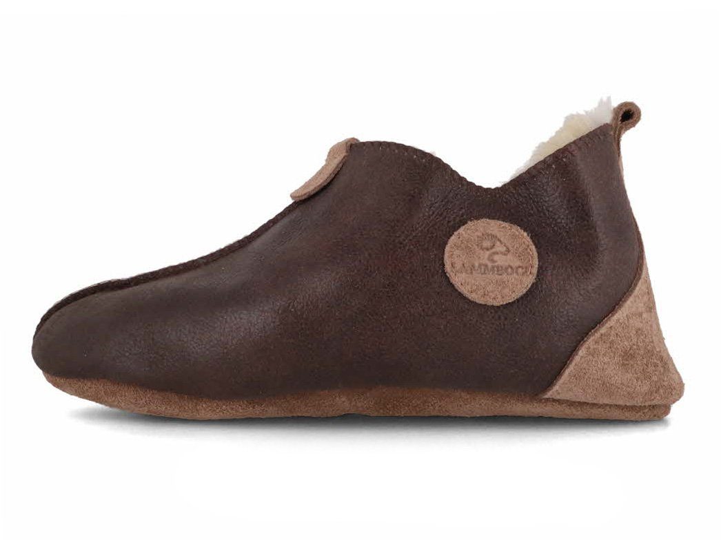 LAMMBOCK warme Lammfellhausschuhe Texel Hausschuh