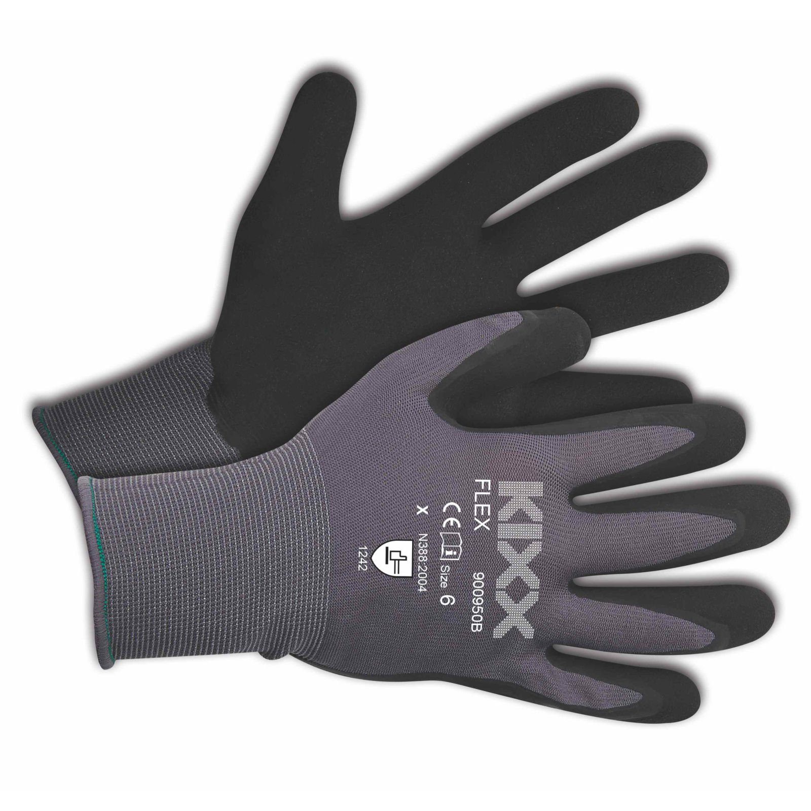 Keli Arbeitshandschuhe 4 Paar Set – Noost, SuperGrip, Schnittschutz, Nass-Griff, Größe 10