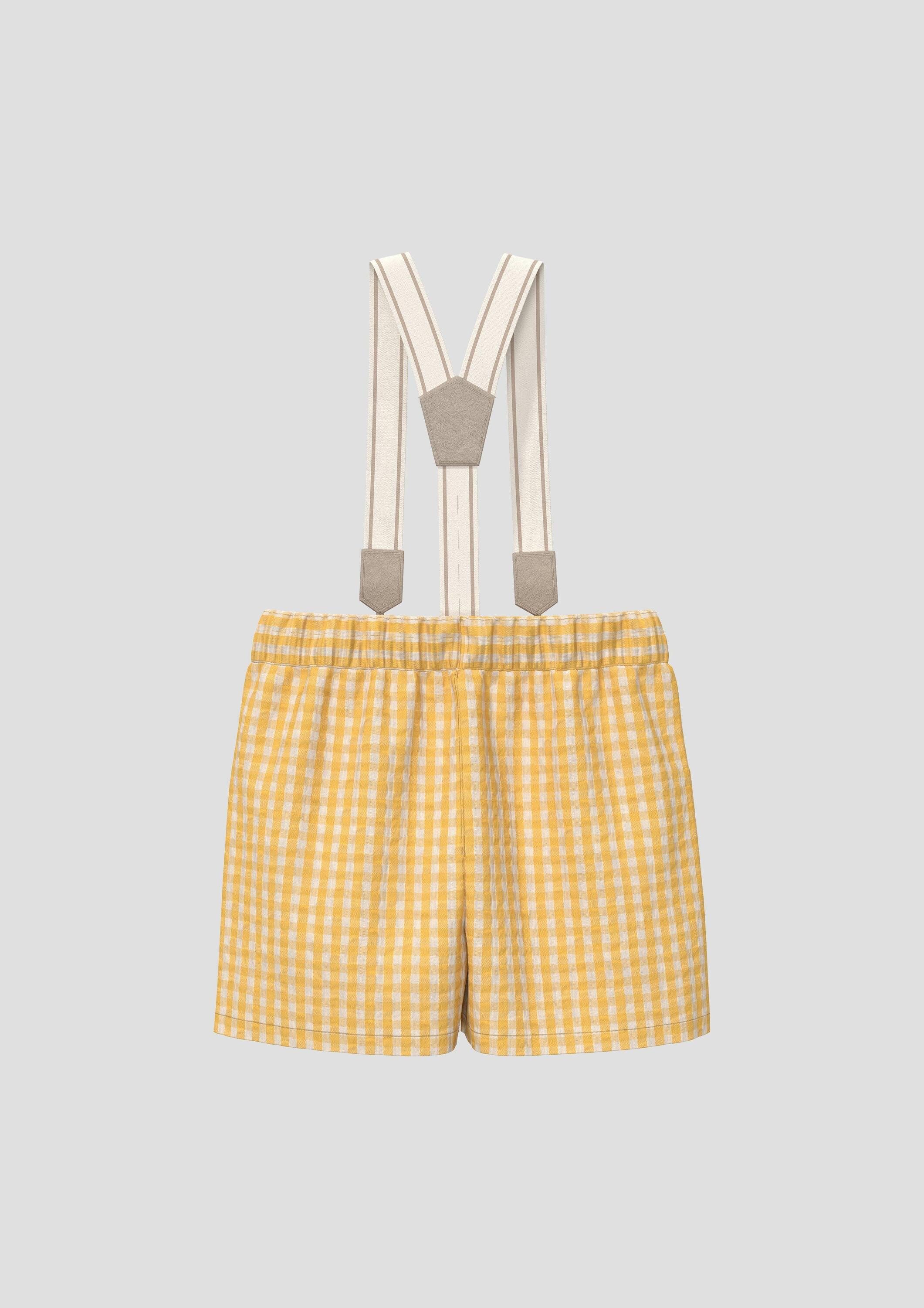 s.Oliver Shorts Hose Shorts aus Baumwolle mit abnehmbaren Hosenträgern