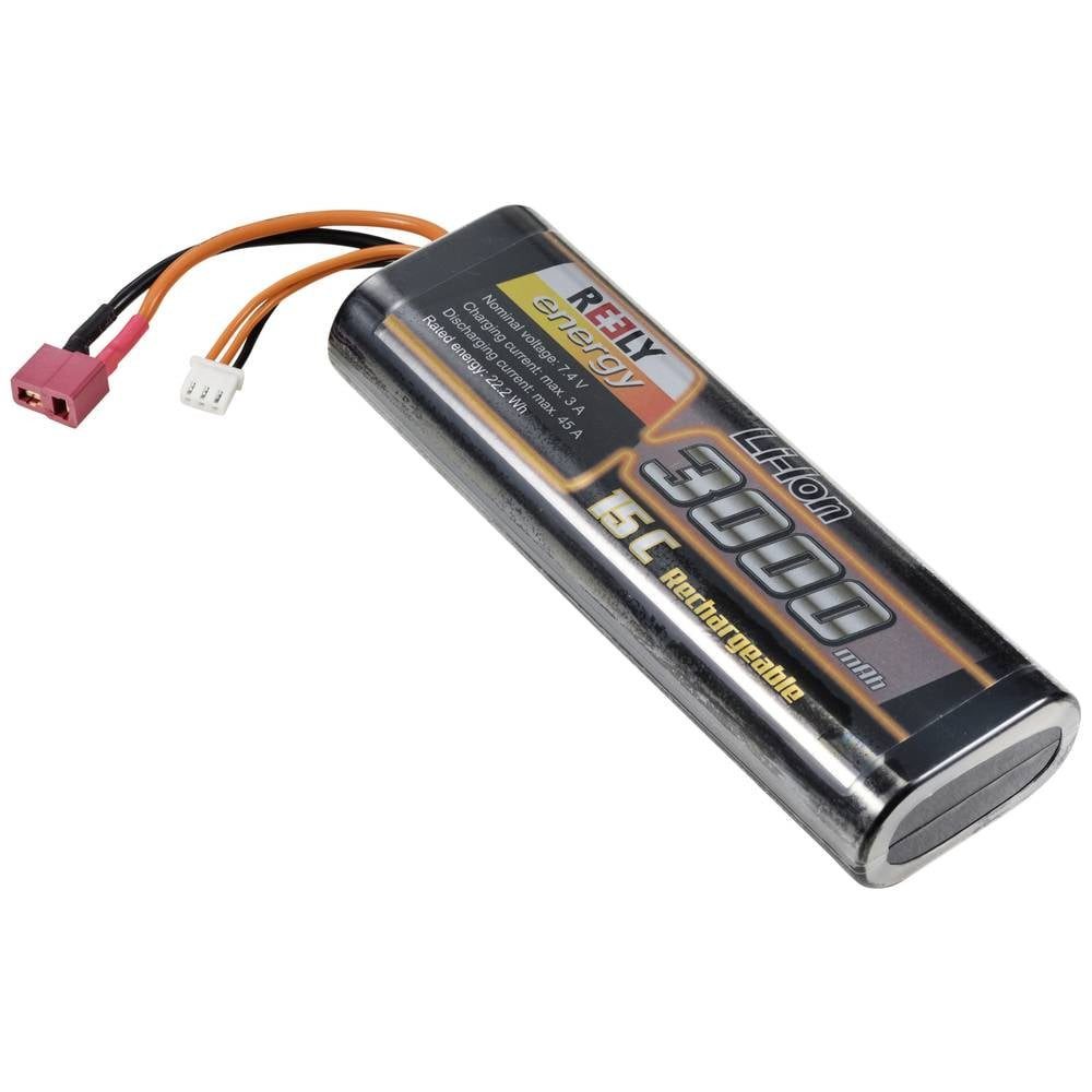 Reely Modellbau-Akkupack (LiIon) 7.4 V 3000 mAh Zellen-Zahl: 2 15 RE-7853526 Akku