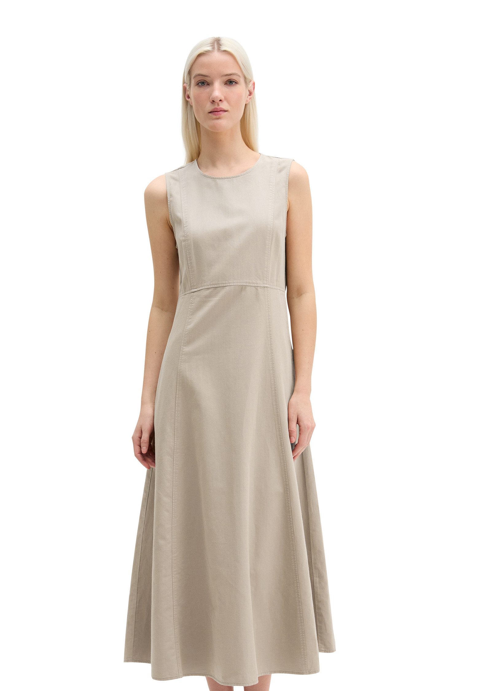 Marc O'Polo Maxikleid aus Organic-Cotton-Lyocell-Leinen-Mix günstig online kaufen