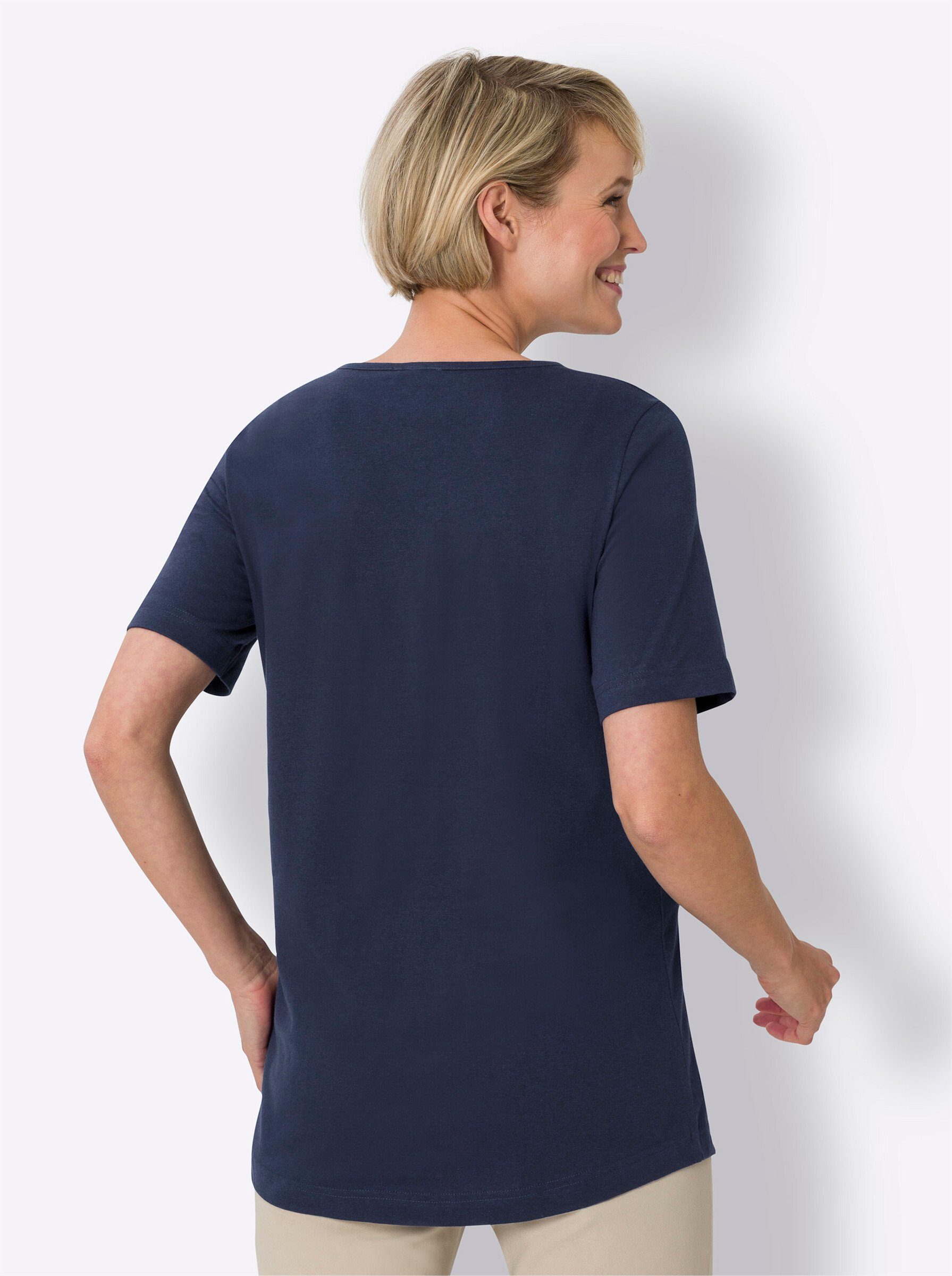 Sieh an! T-Shirt Longshirt . (2-tlg)