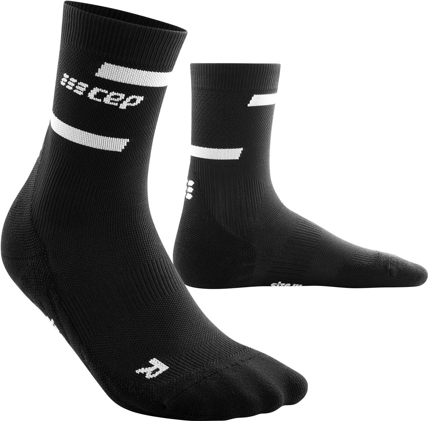 CEP Laufsocken CEP the run socks, mid cut, v4, wom BLACK