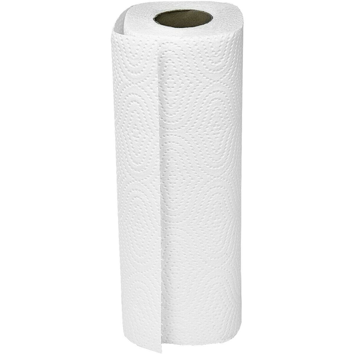 WIPEX Papierküchenrolle (32-St), 3-lagig, weiß mit Prägung, 50 Blatt/Rolle