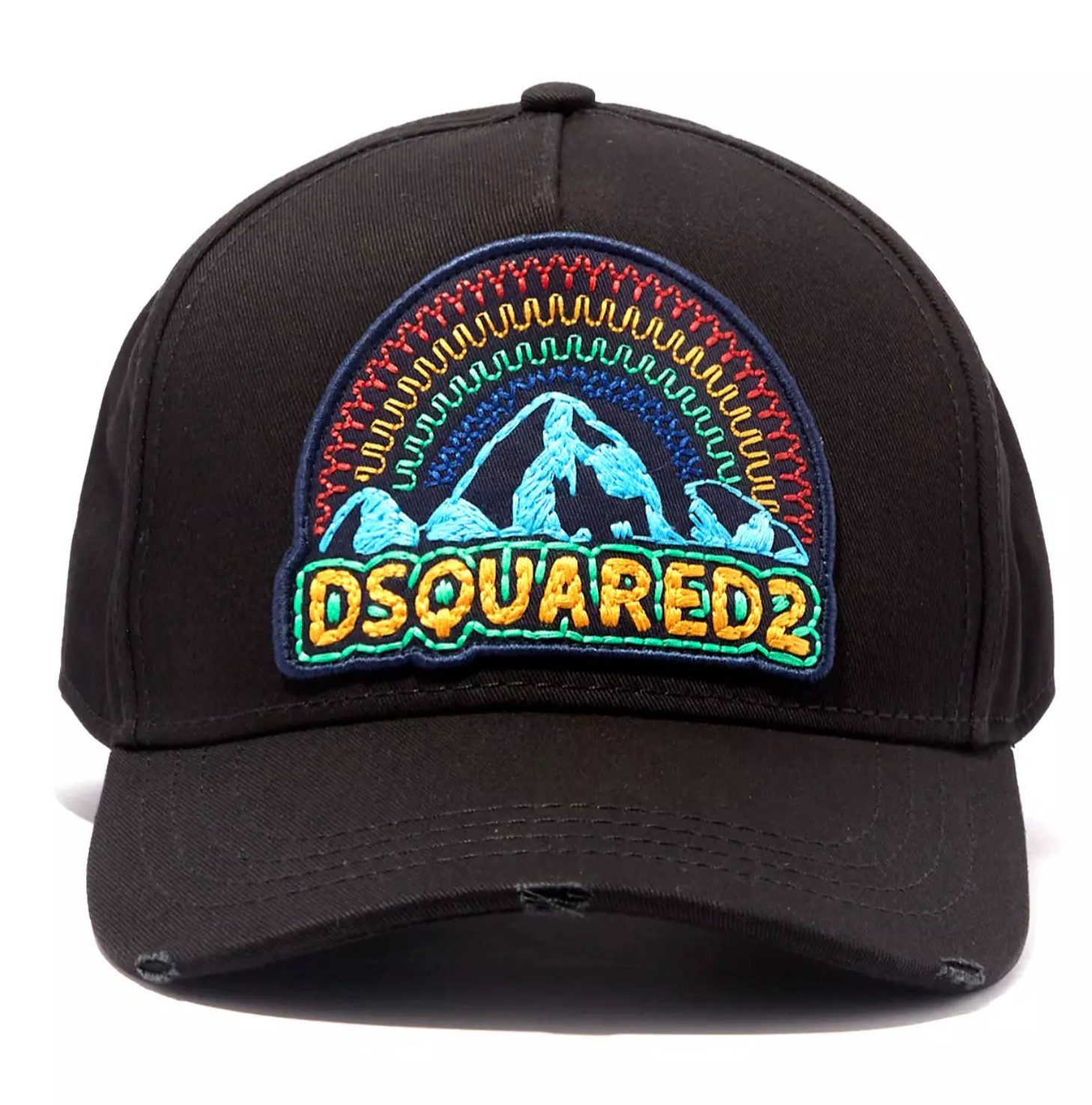 Dsquared2 Baseball Cap Rainbow Basebalkappe Heritage Icon Kappe Cap Hochwer günstig online kaufen