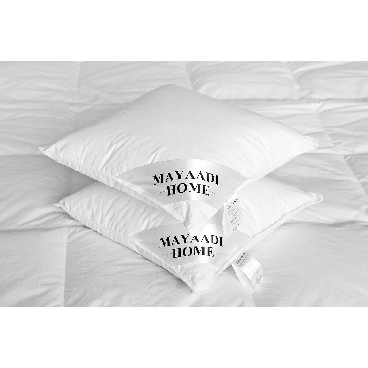 Mayaadi Home Kopfkissen HS119 Kopfkissen 50x60cm Federn Natur Kissen Füllun günstig online kaufen