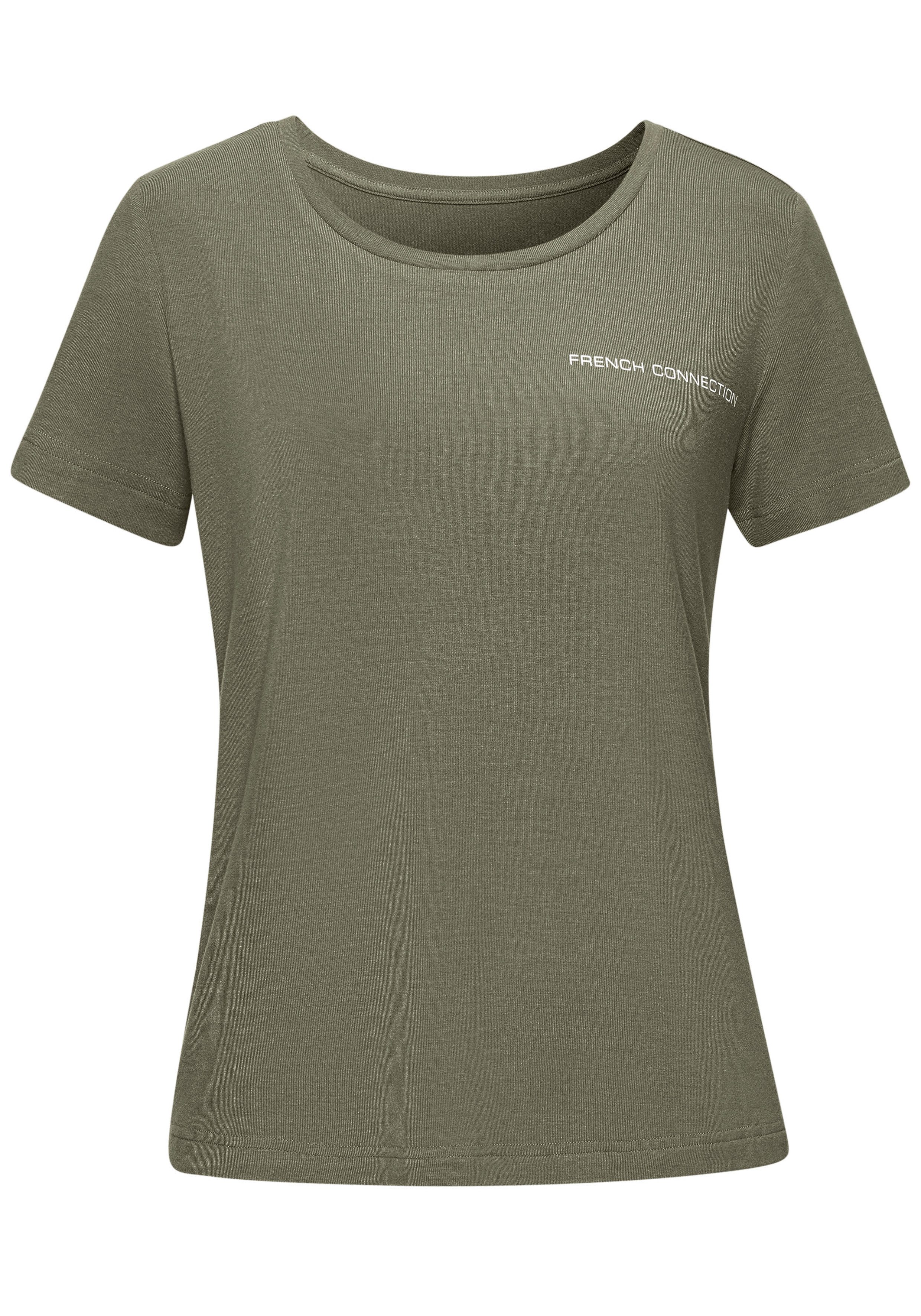 French Connection T-Shirt mit kleinem Logoprint auf der Brust günstig online kaufen