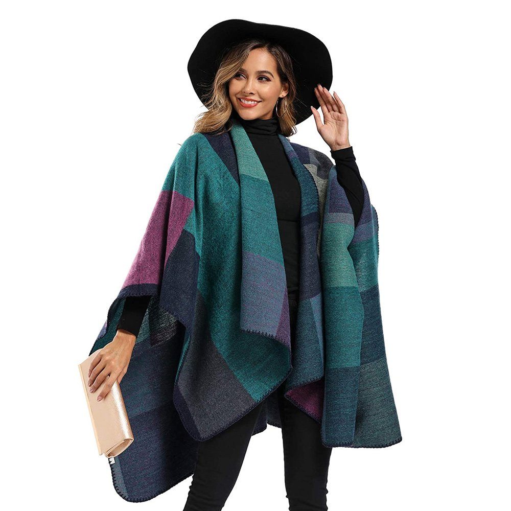 Jormftte Modeschal Frauen Papier warmer Schal Cape