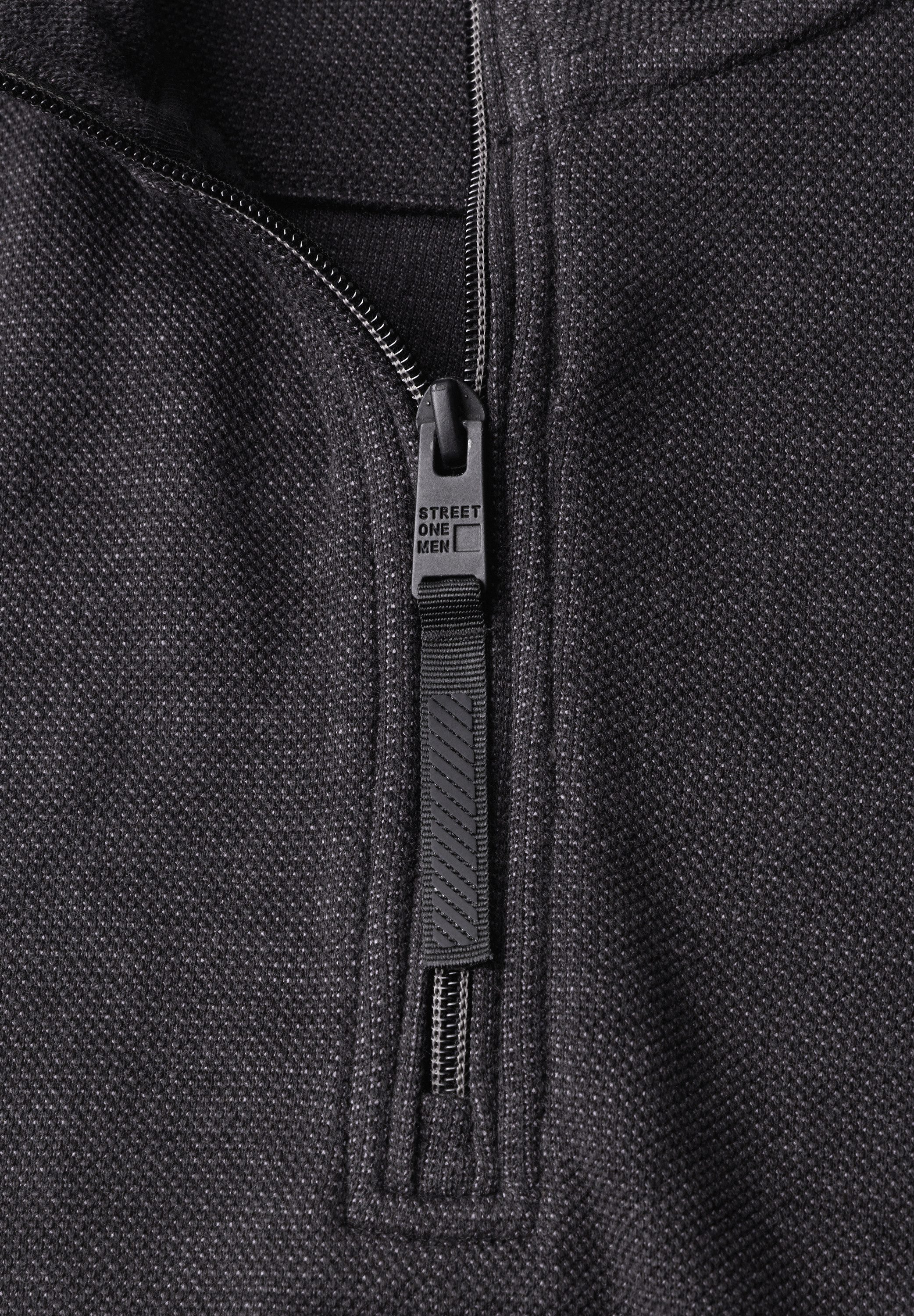 STREET ONE MEN Sweatshirt mit Stehkragen – Bild 5 von 5
