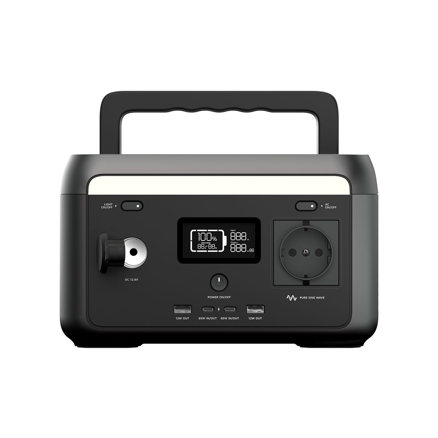 Xtorm Smart Power Station Powerstation, Eingebaute LED-Lampe mit drei Helligkeitsstufen + SOS-Modus