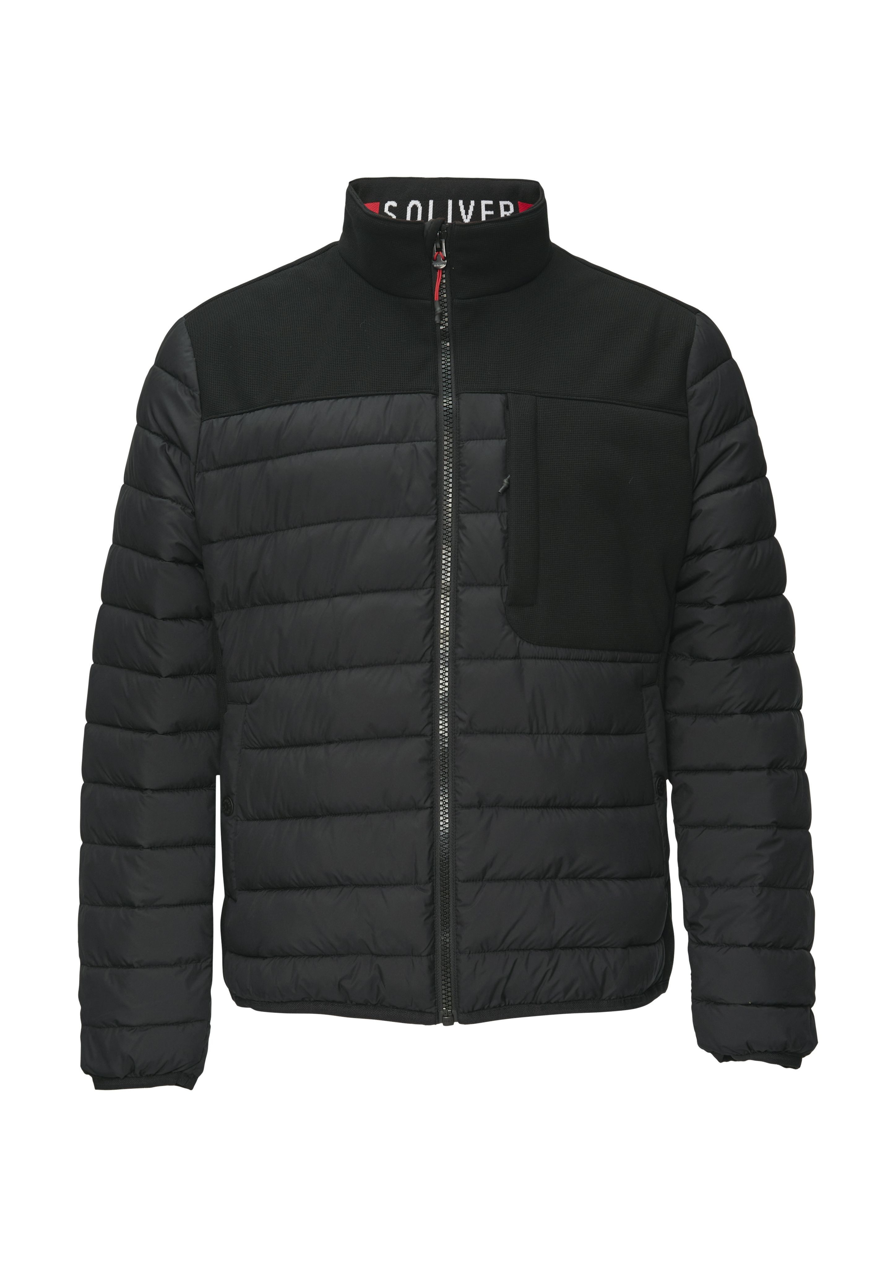 s.Oliver Allwetterjacke Leichte Steppjacke im Materialmix günstig online kaufen