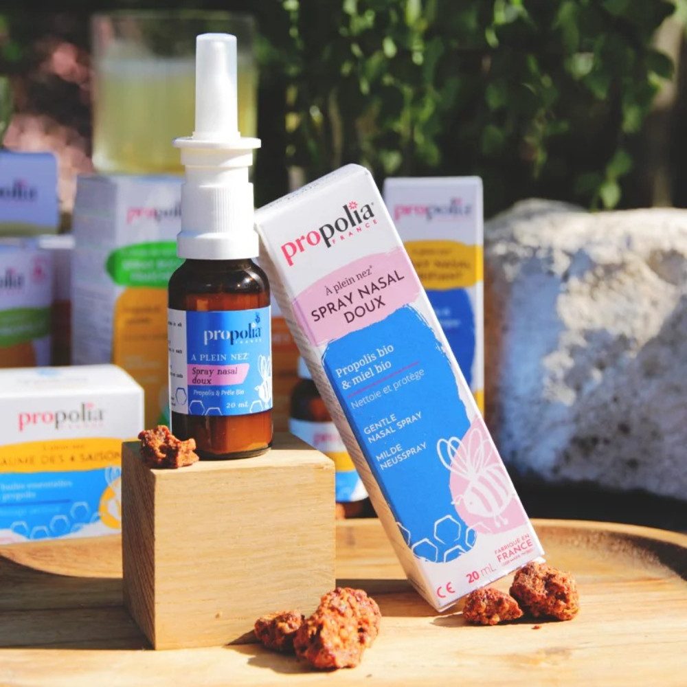 propolia Nasendusche Nasenspray mit Propolis - Natürliches Bio Nasenspray für Nasenhygiene, 1-tlg., Natürliches Nasenspray - Propolis Nasenpflege für freie Atemwege