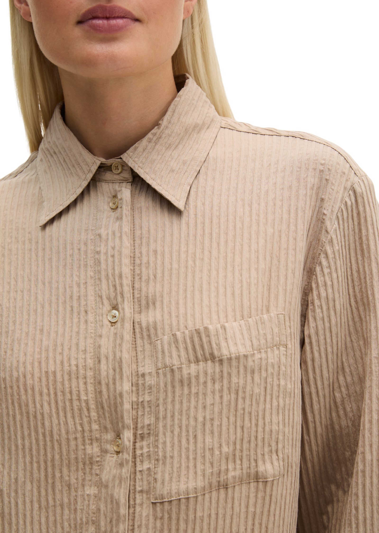 Marc O'Polo Langarmbluse aus TENCEL™ Modal-Mix – Bild 4 von 5