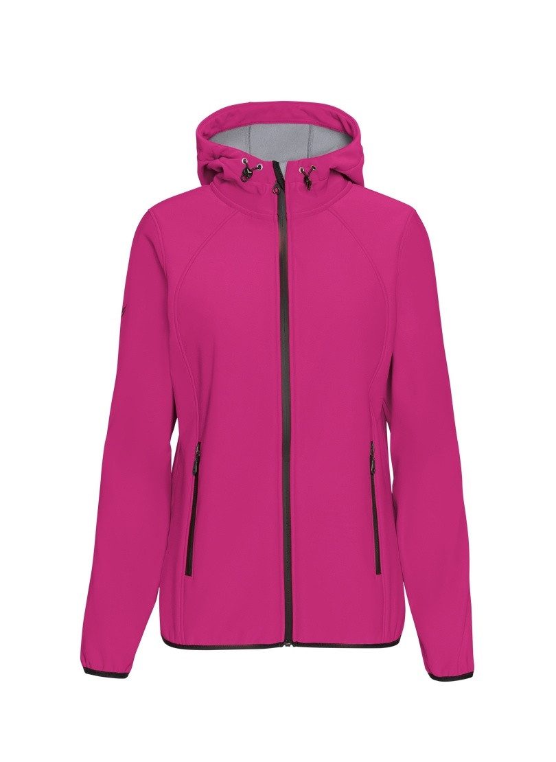 Trigema Softshelljacke TRIGEMA Taillierte Softshell–Kapuzenjacke (1-St) günstig online kaufen