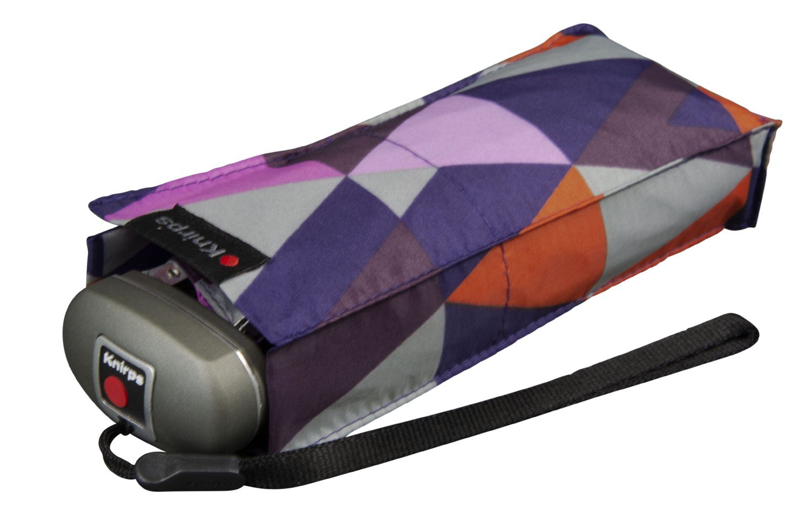 Knirps® Taschenregenschirm winziger Damen-Taschenschirm, leicht und flach, für die Handtasche - Travel Donna purple – Bild 5 von 5