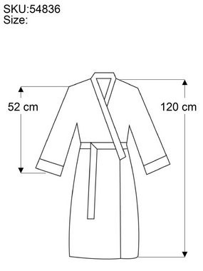Guru-Shop Kimono Baumwollkimono, Oversize Kimono Mantel,.., alternative Bekleidung