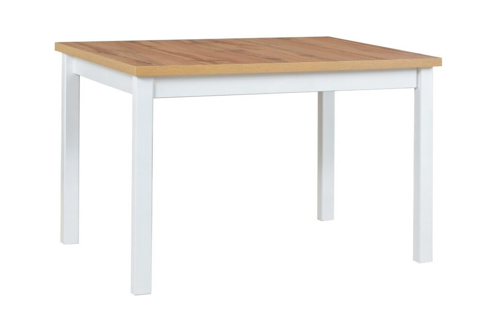 MOEBLO Esstisch Nevis 1S (Stilvoller Multifunktionaler Tisch mit Schlankem Design und Robuster Bauweise, Massivholz), - (BxHxT):80x78x120 cm