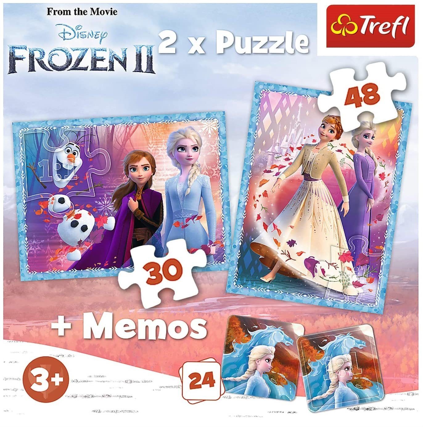 Trefl GmbH Puzzle »Trefl 90814 - Disney Frozen 2, Die Eiskönigin, 3«, 30  Puzzleteile
