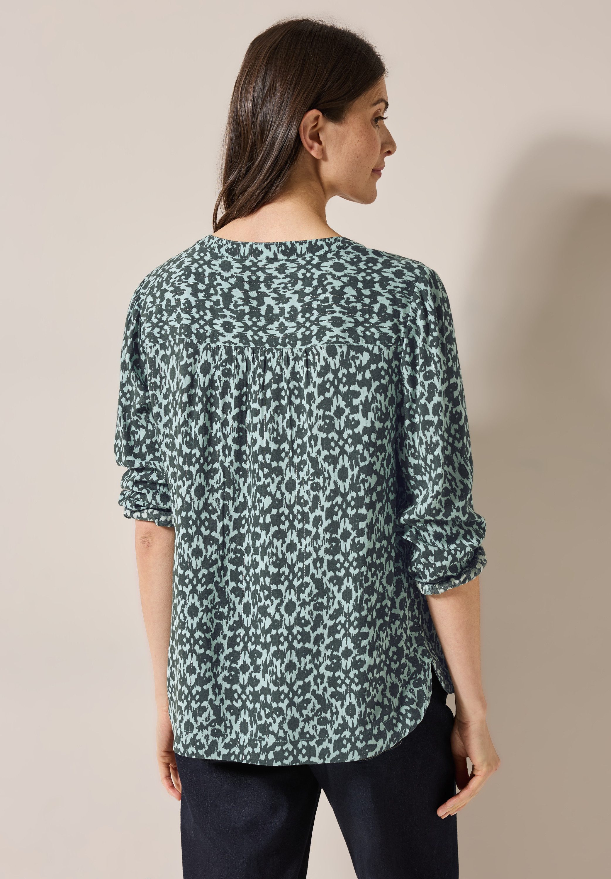 Cecil Klassische Bluse, mit Elastikbund an den Ärmeln günstig online kaufen