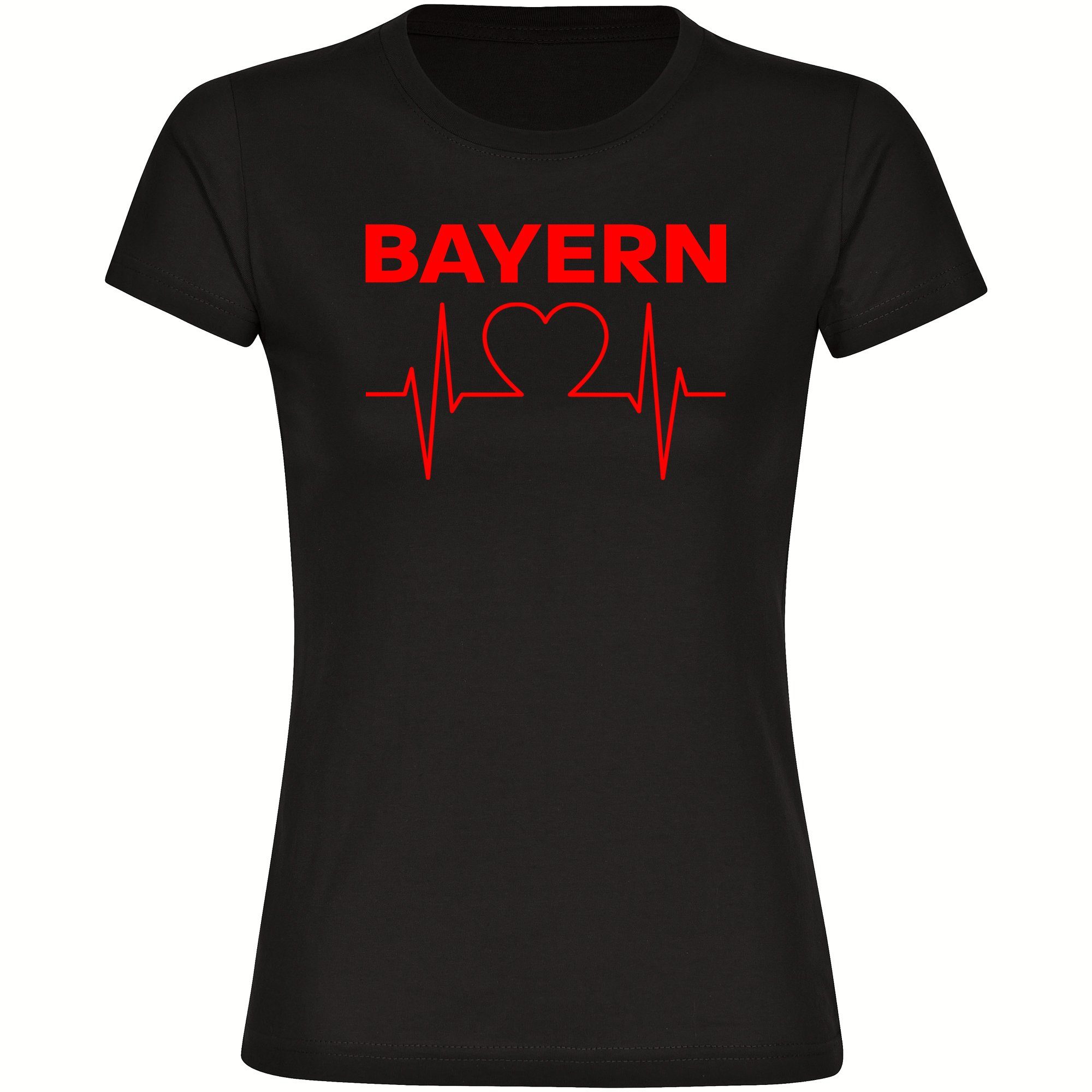 T-Shirt Damen Bayern - Herzschlag - Frauen
