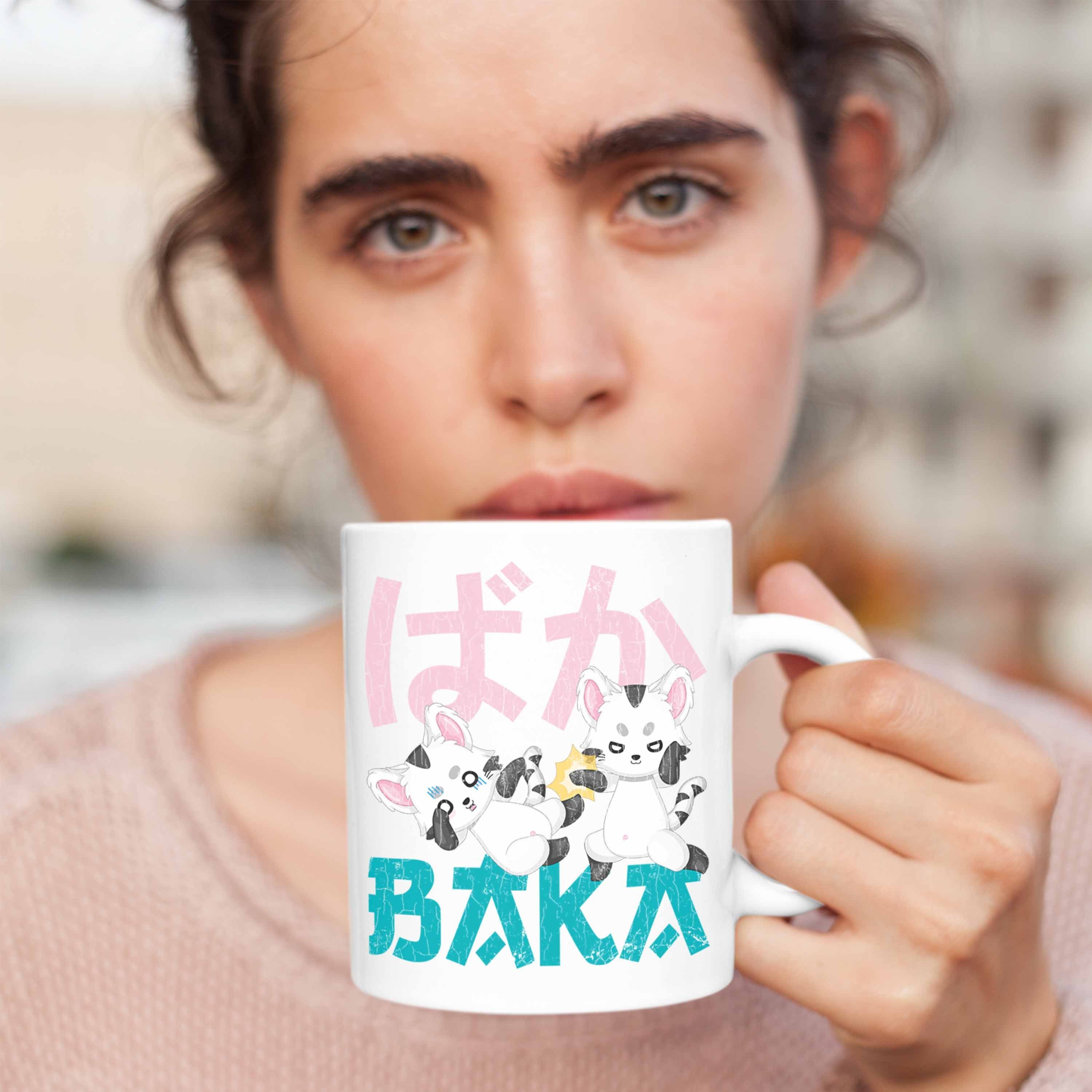 Tasse Fan - Trendation Tasse Kaffeetasse Weiss Trendation Baka Anme Spruch Geschenke Anime Geschenk Deko