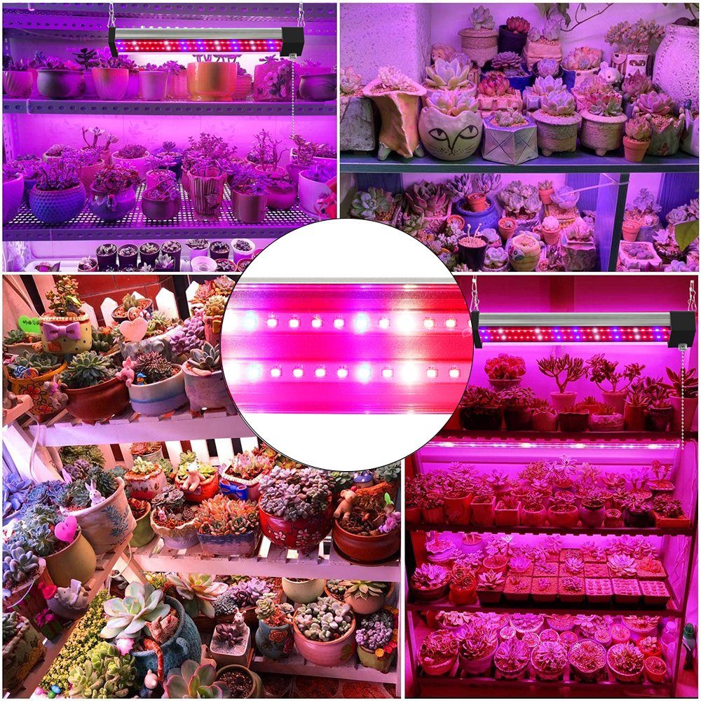 MUPOO Pflanzenlampe Grow Lampe Vollspektrum, Zugkettenschalter günstig online kaufen
