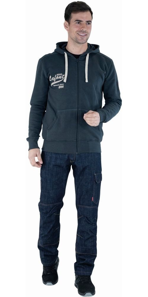 Rundhalspullover Kapuzen-Sweatshirt Hinto