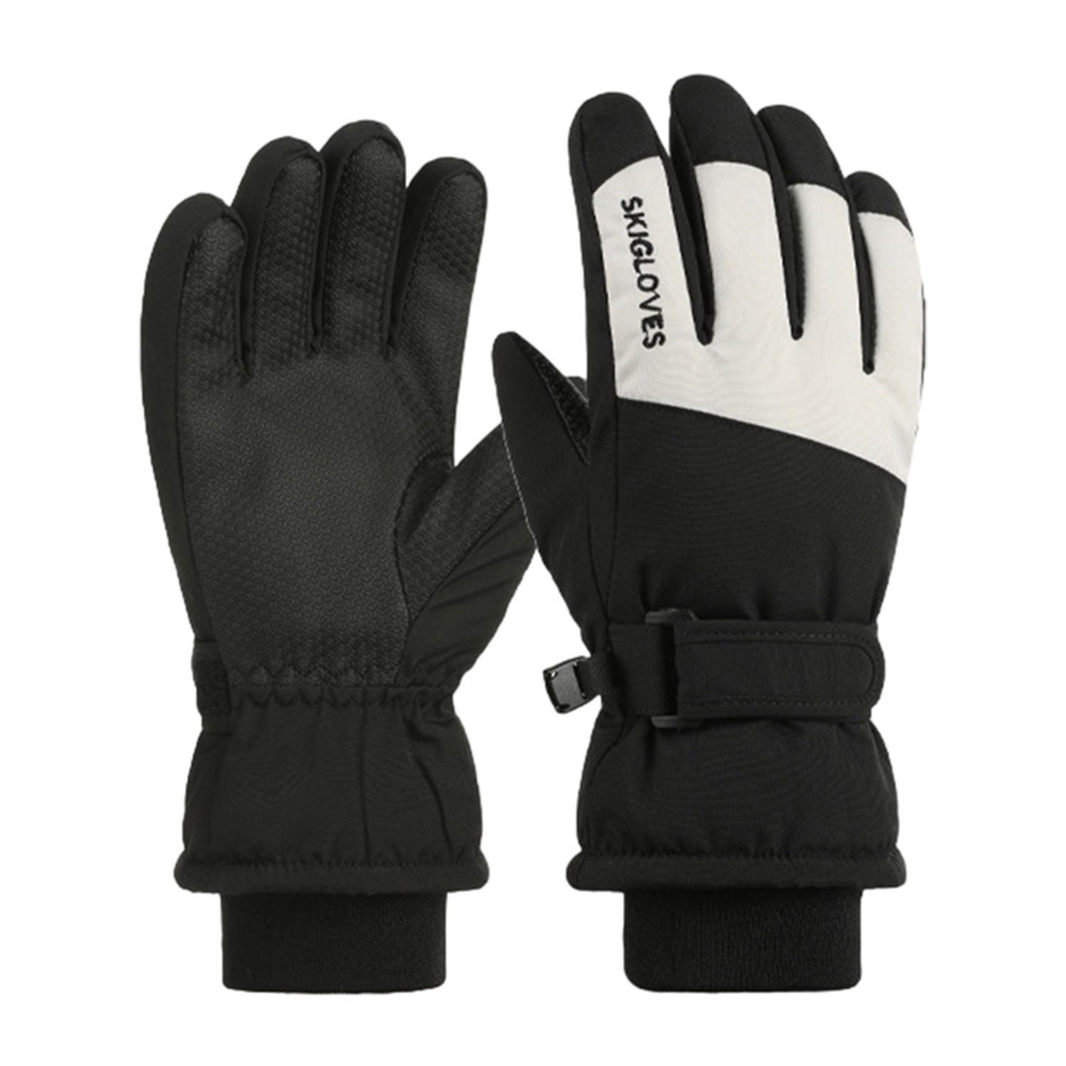 Skihandschuhe Kinder Winter Warm Rutschfest Touchscreen Skifahren Handschuhe