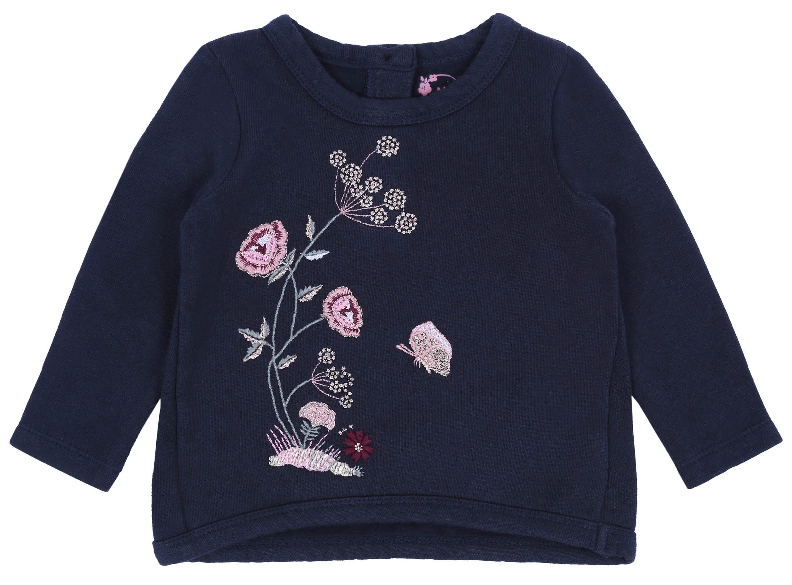 Sarcia.eu Shirt & Leggings Dunkelblaue Bluse + pinke Leggingshose 18-24 Monate